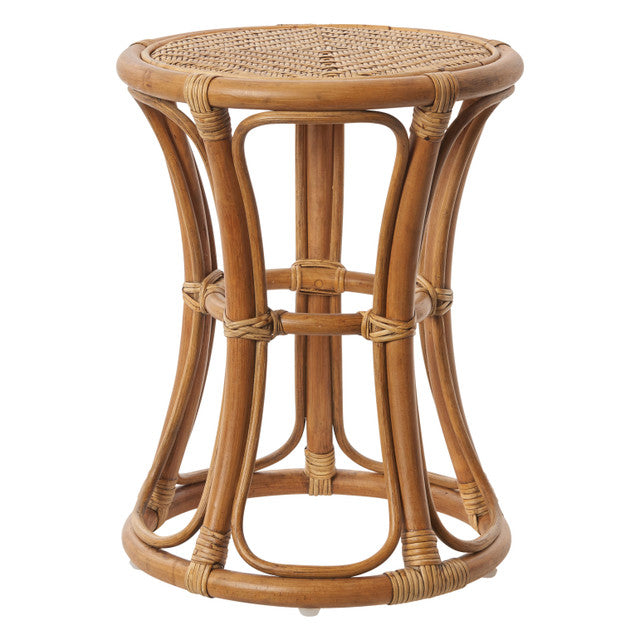 Amaya Woven Stool - Pure Salt