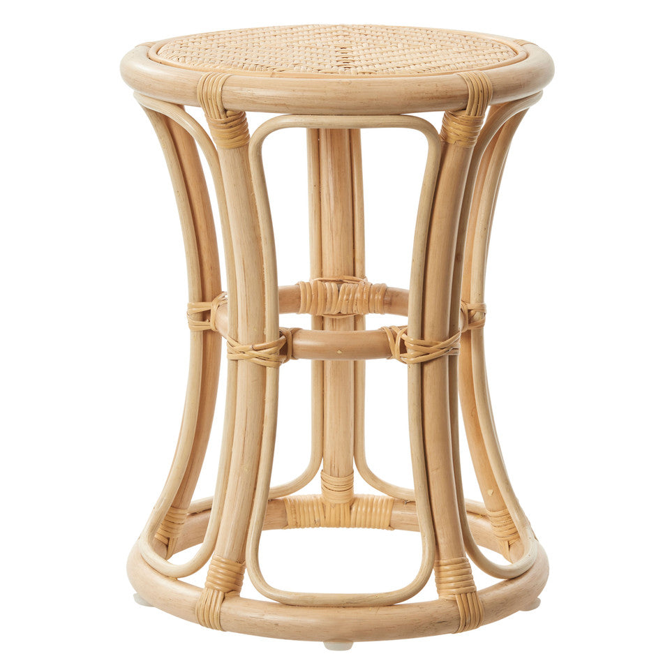 Amaya Woven Stool - Pure Salt