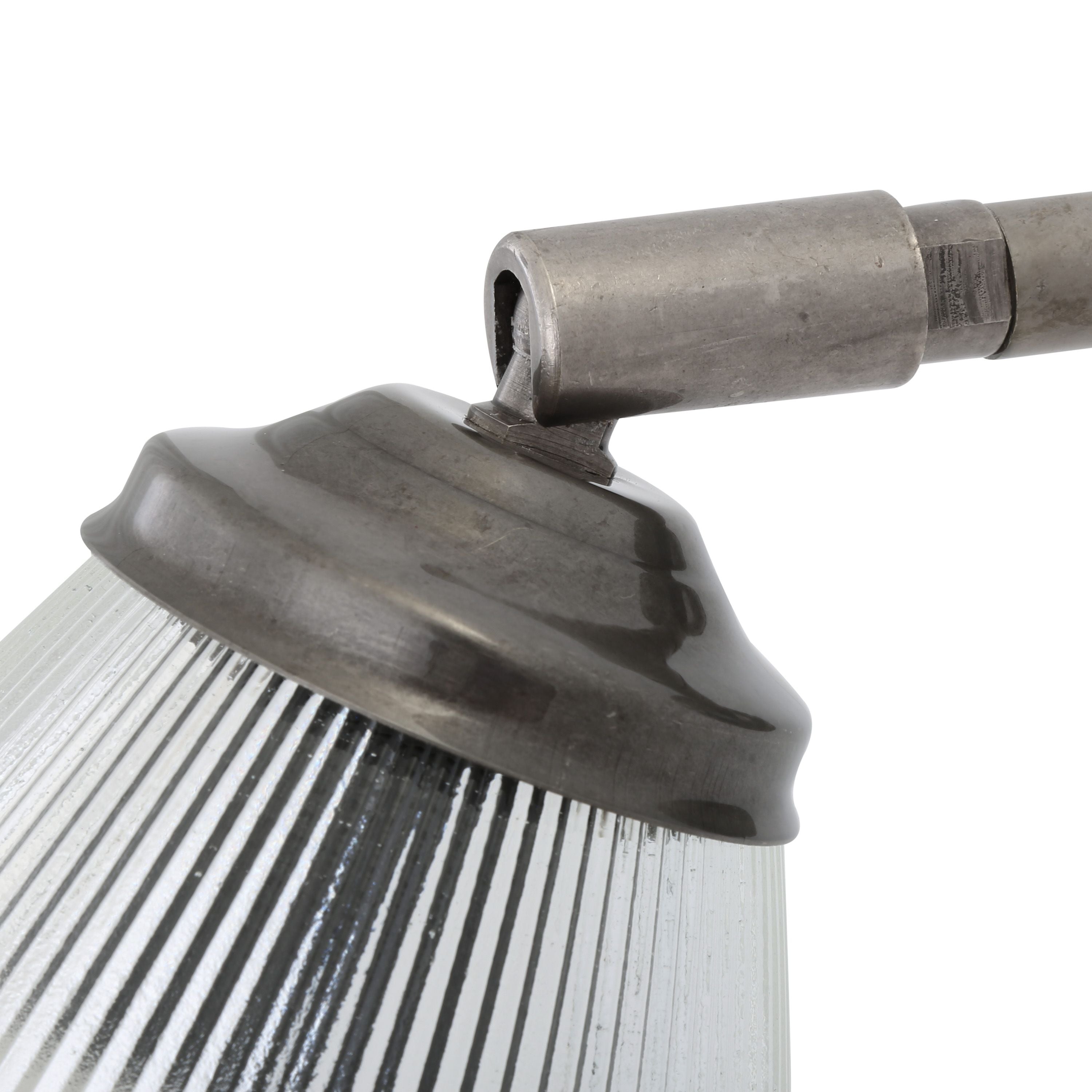 Bonnie Vintage Prismatic Glass Wall Sconce with Swivel - Pure Salt