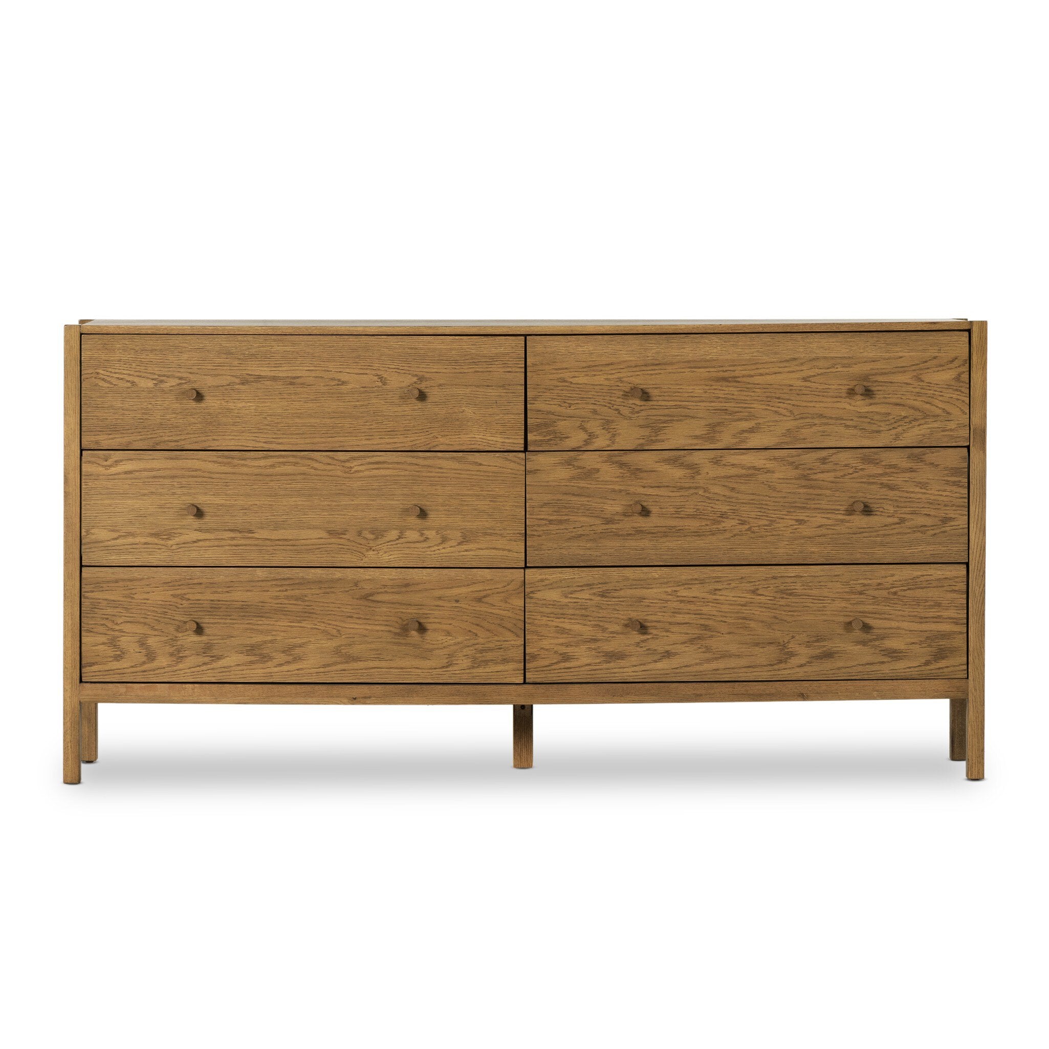 Tawny 6 Drawer Dresser - Pure Salt