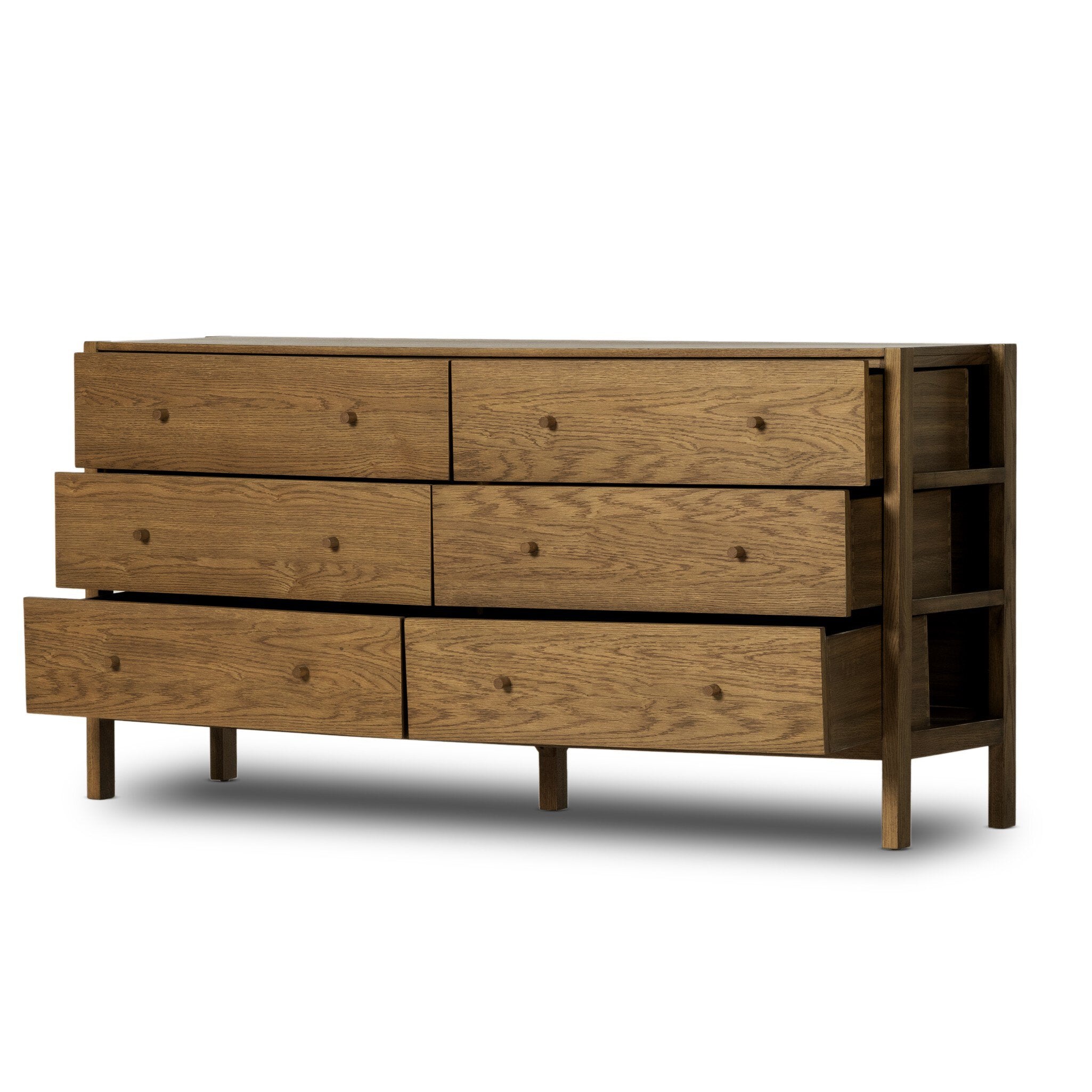 Tawny 6 Drawer Dresser - Pure Salt