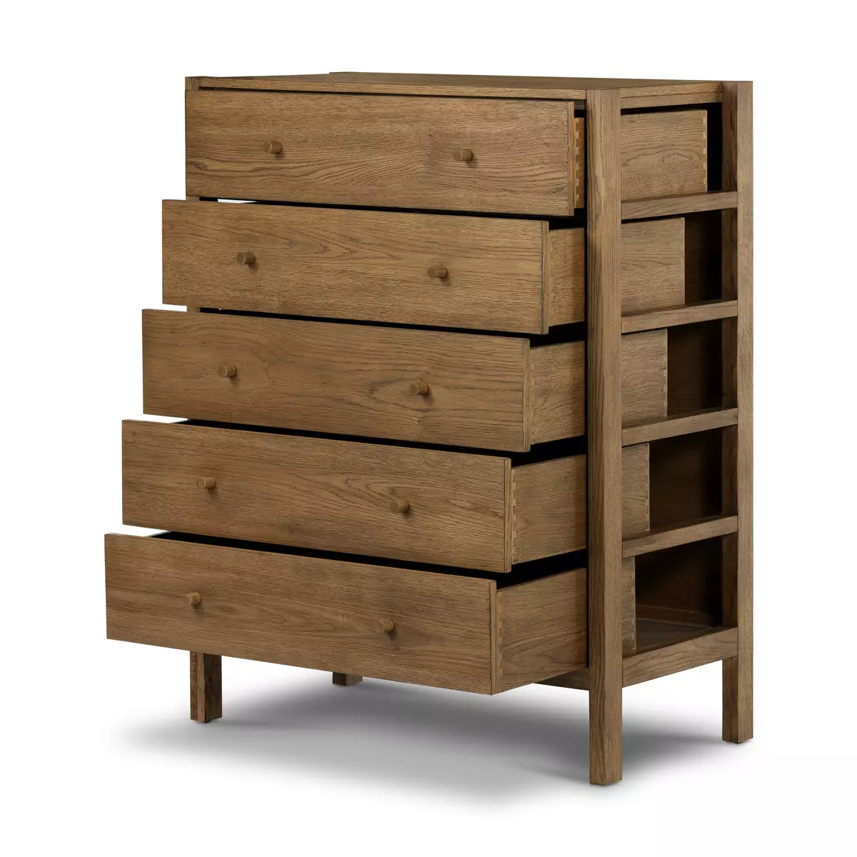 Tawny 5 Drawer Dresser - Pure Salt