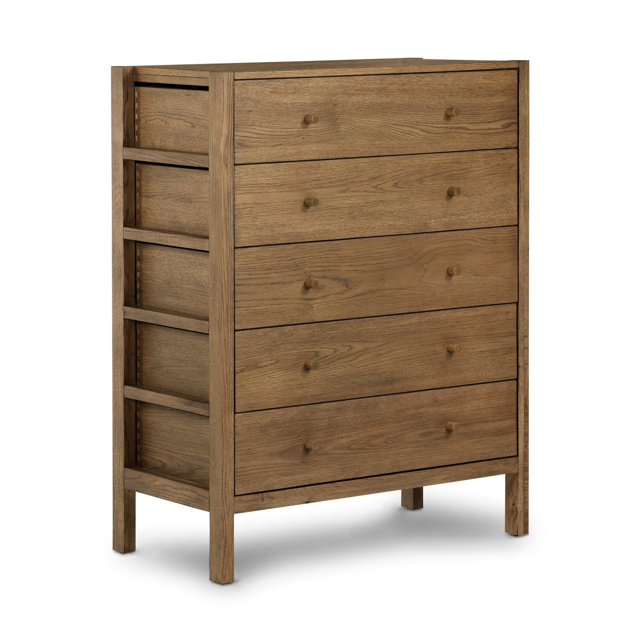 Tawny 5 Drawer Dresser - Pure Salt