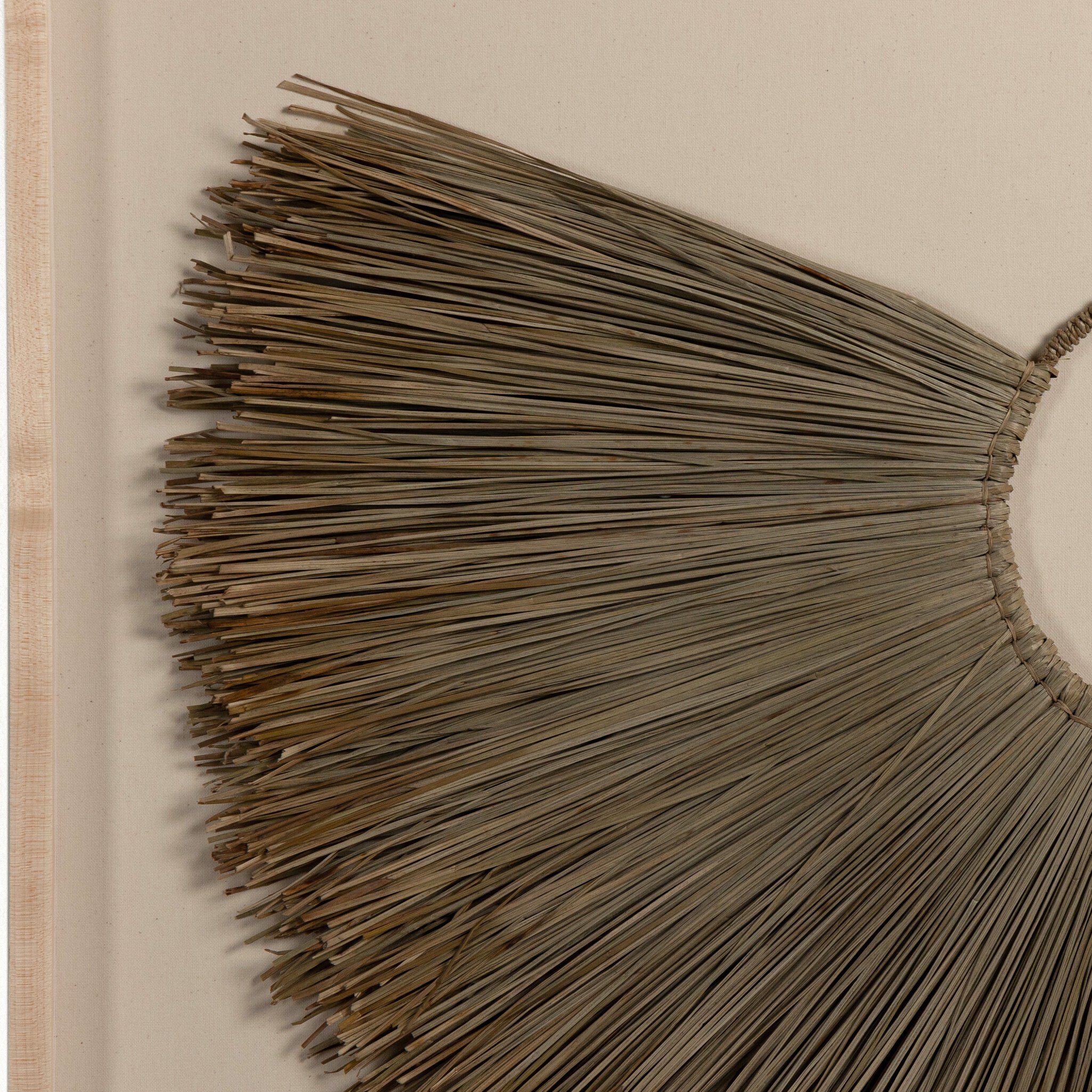 Veja Framed Sea Grass Object - Pure Salt