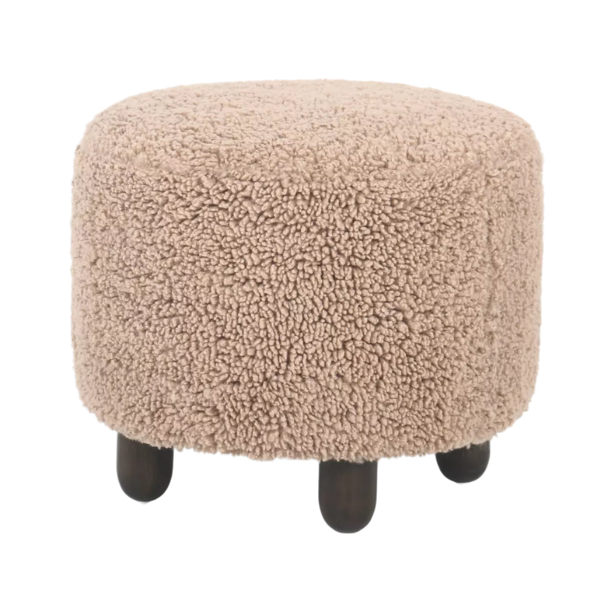 Abbott Small Ottoman - Pure Salt