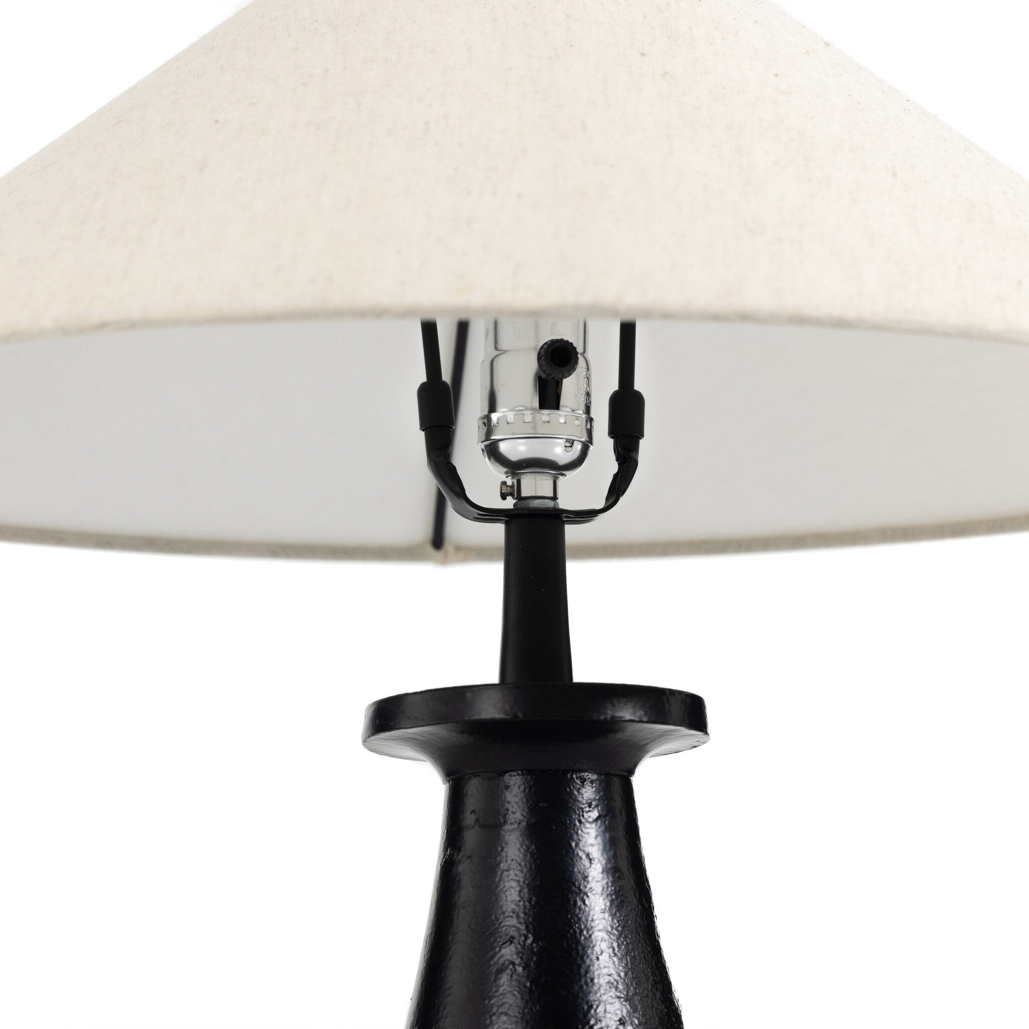 Inez Tapered Shade Floor Lamp - Pure Salt