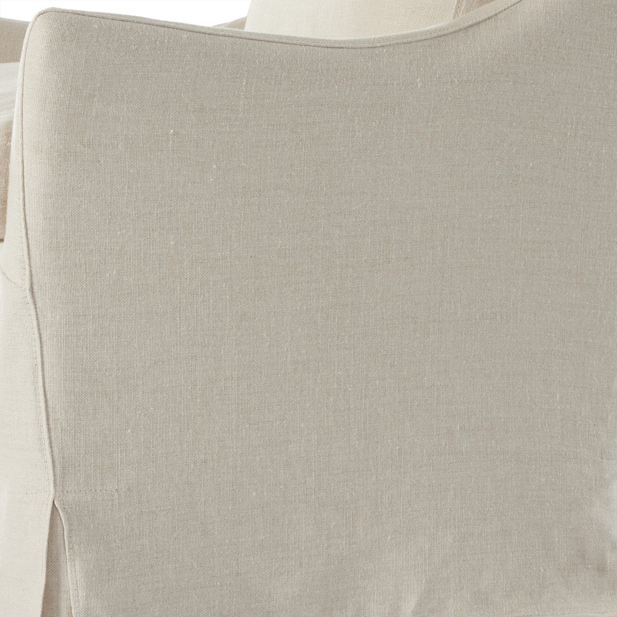 Melina Slipcover Swivel Chair - Pure Salt