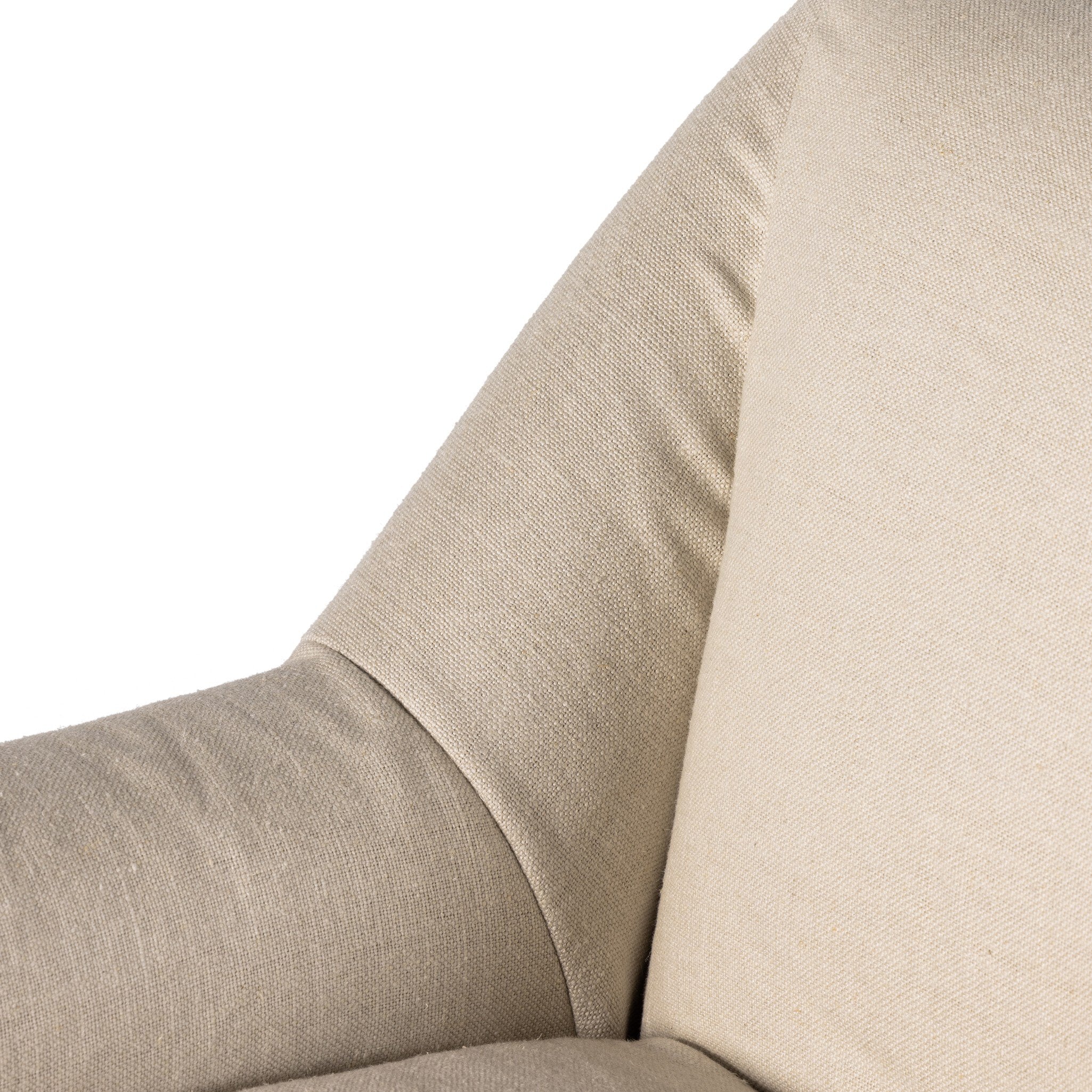 Leon Slipcover Dining Armchair - Pure Salt