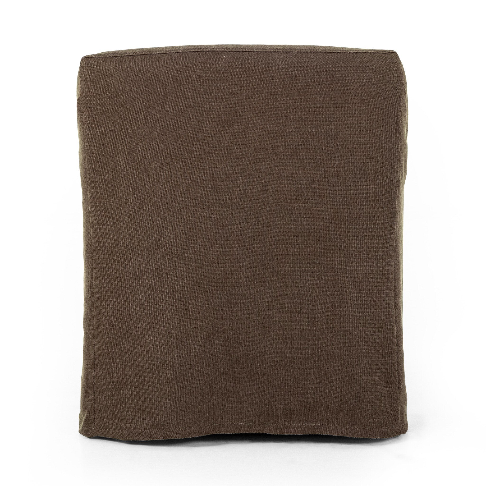 Leon Slipcover Dining Armchair - Pure Salt