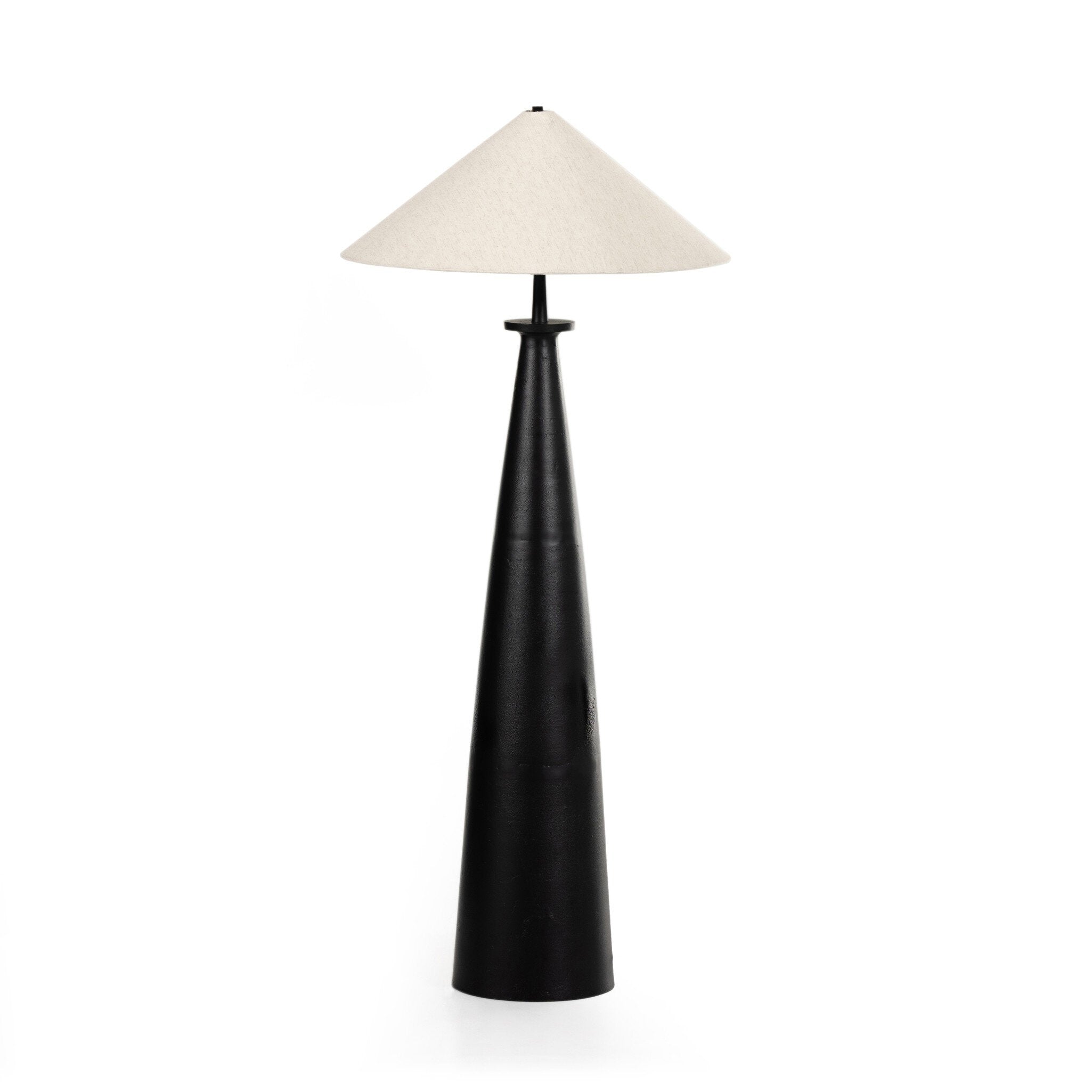 Inez Tapered Shade Floor Lamp - Pure Salt