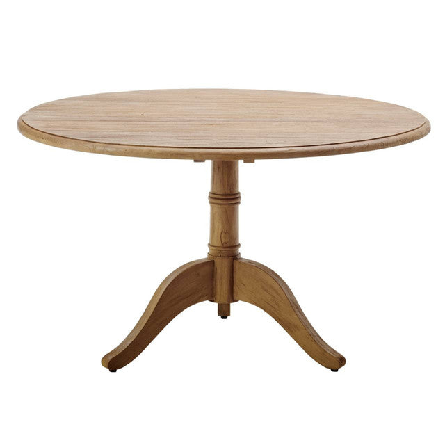 Nico Teak Round Table - Pure Salt