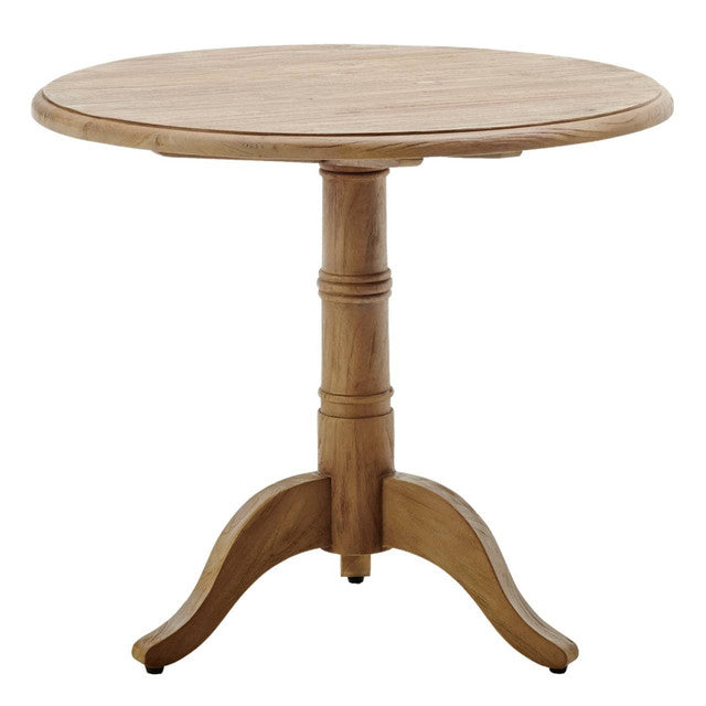 Nico Teak Round Table - Pure Salt