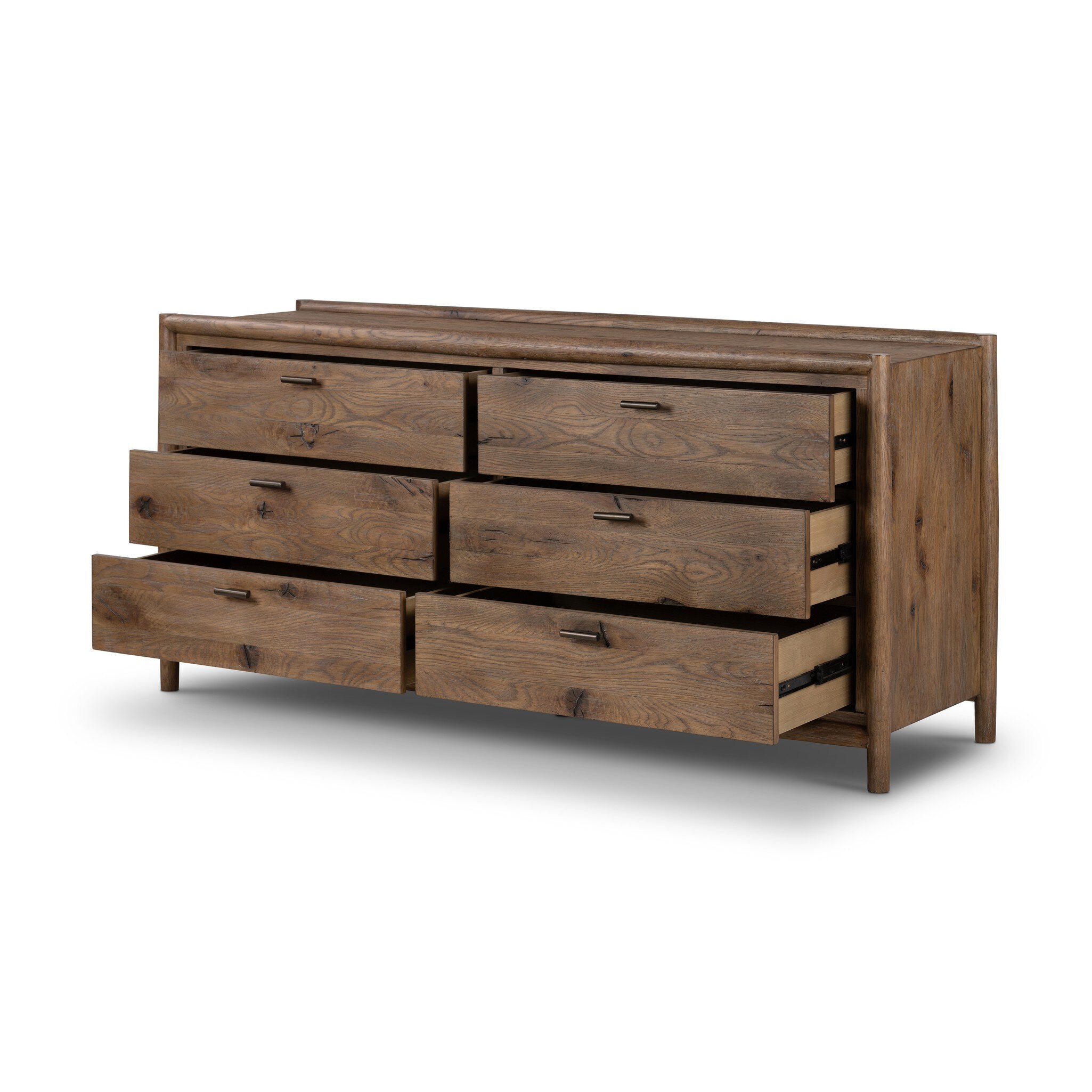 Frankie 6 Drawer Dresser - Pure Salt