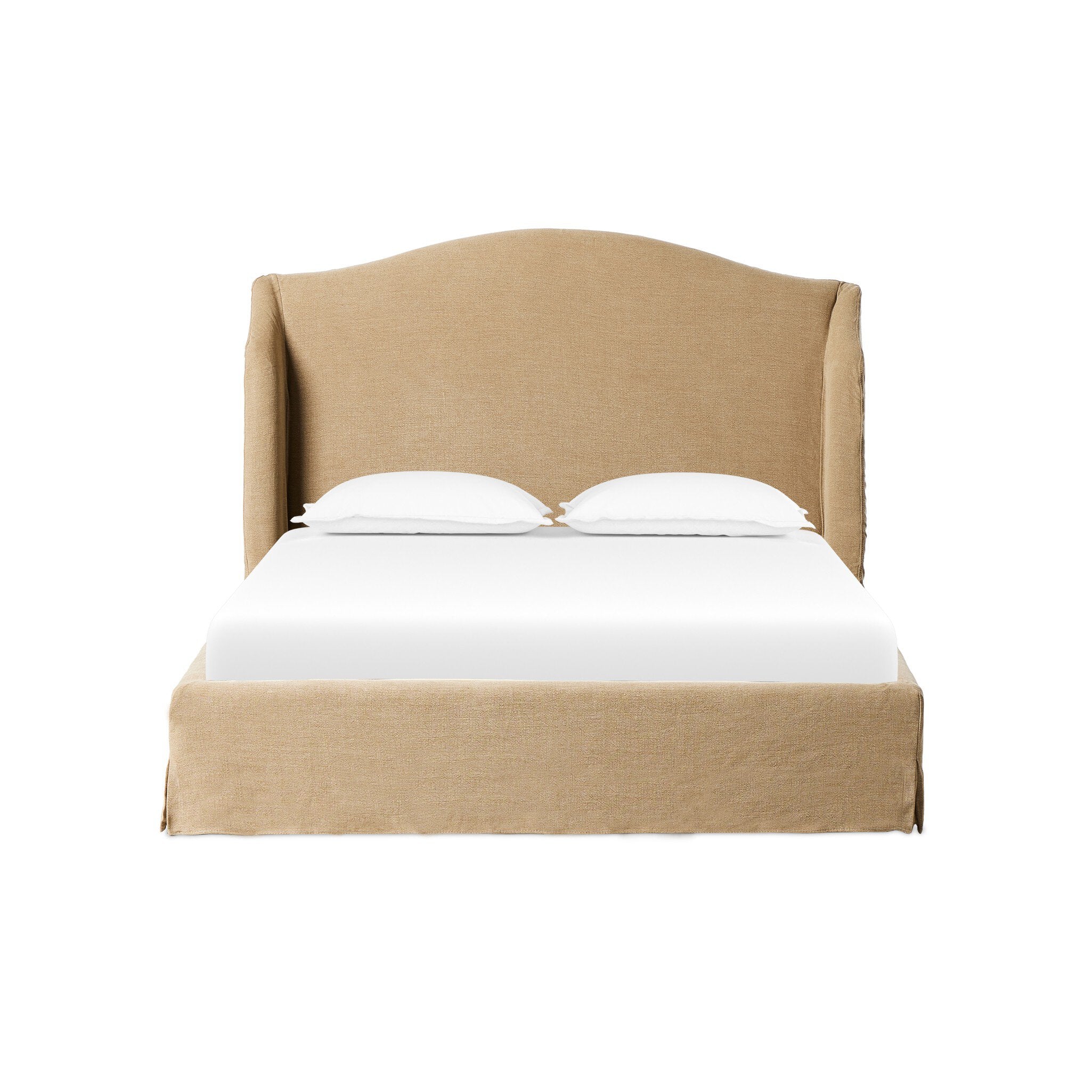 Justine Slipcover Bed - Pure Salt