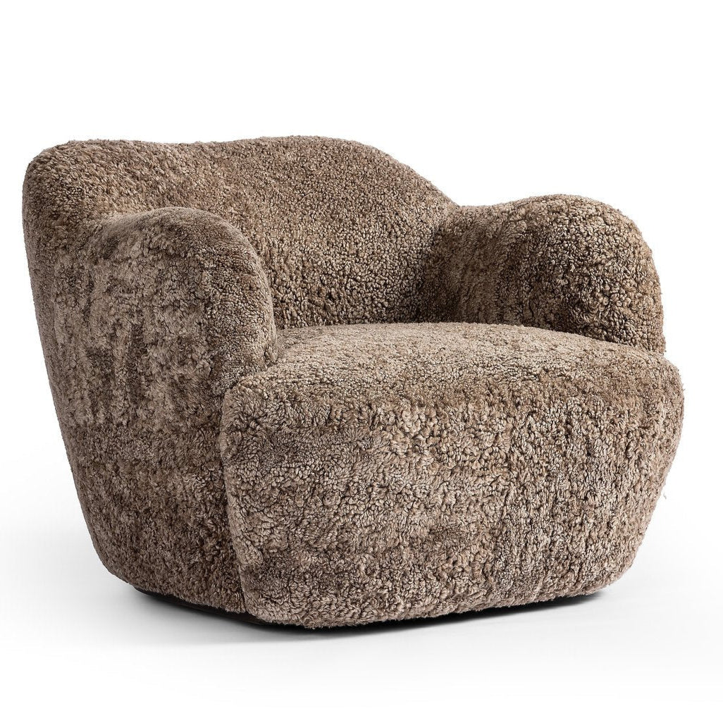 Cove Swivel Chair - Pure Salt