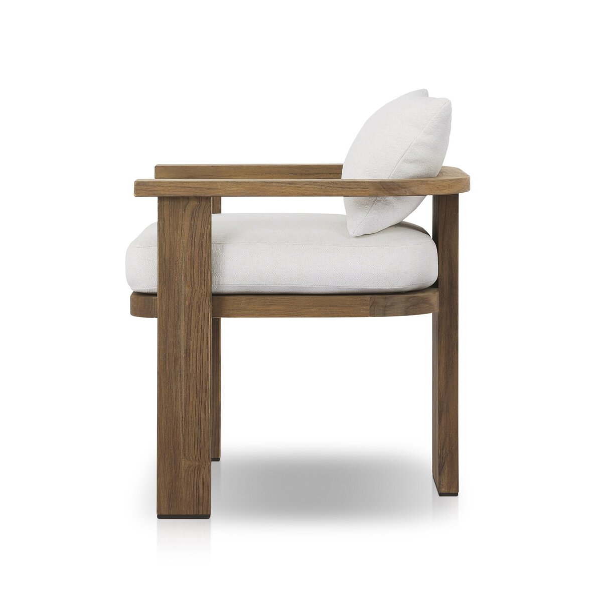 Solana Outdoor Dining Armchair - Pure salt