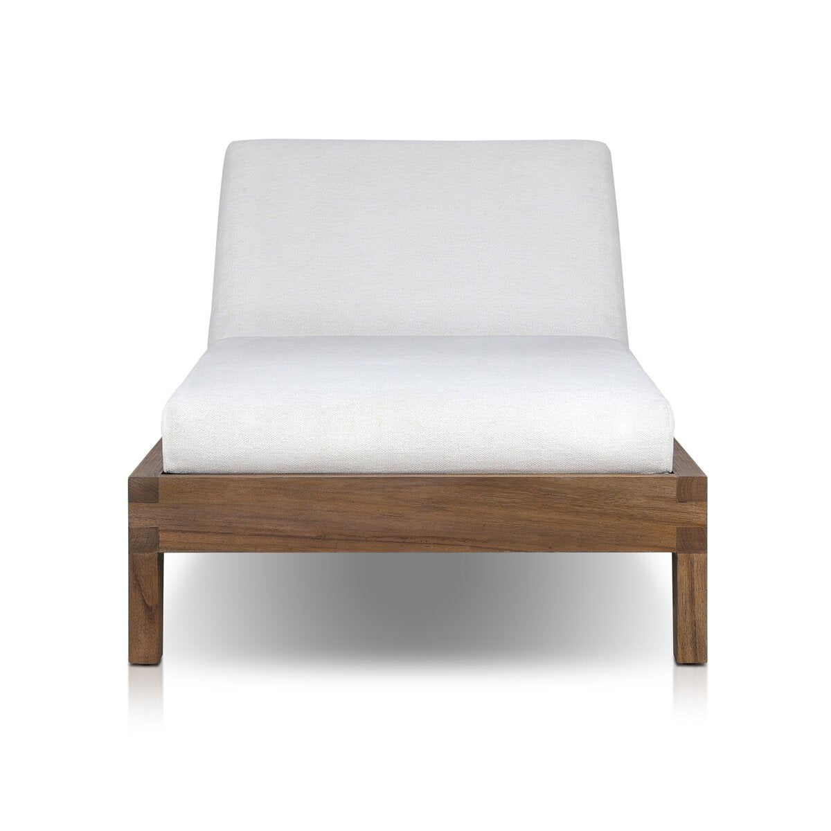 Capri Outdoor Chaise- Pure salt