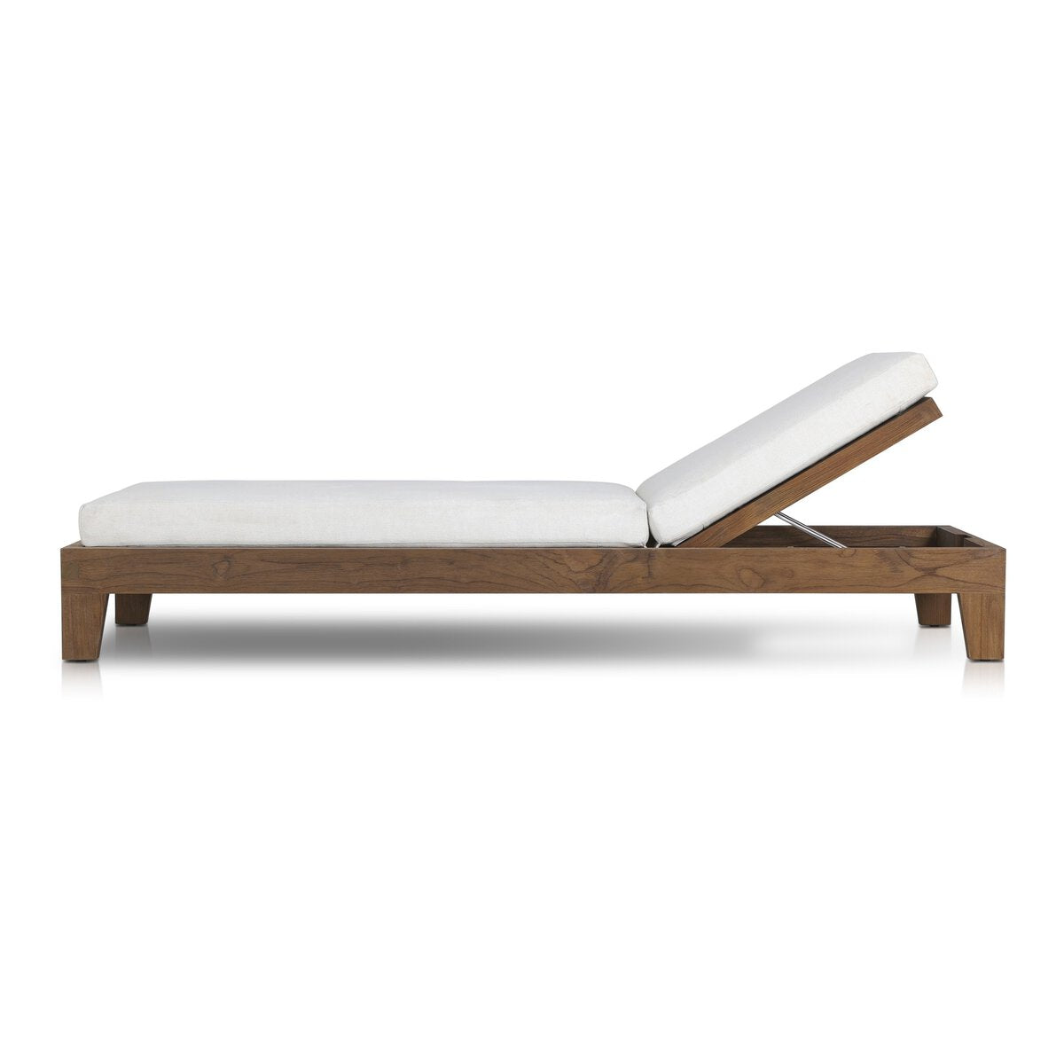Capri Outdoor Chaise- Pure salt
