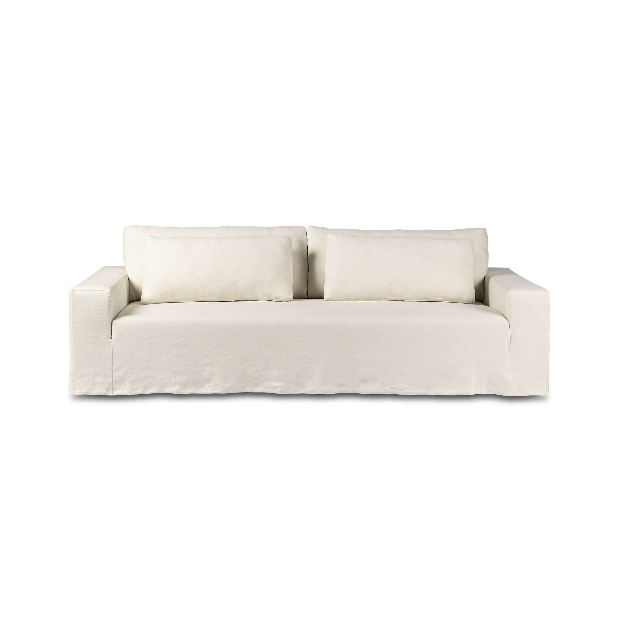 Laguna Outdoor Sofa, 96" - Pure Salt