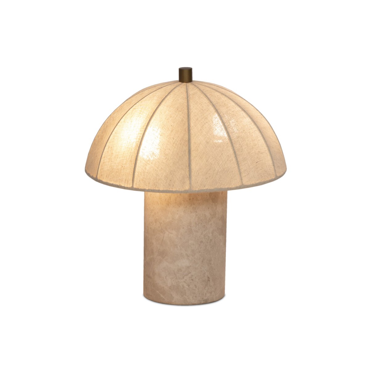 Alder Ceramic Lamp - Pure Salt