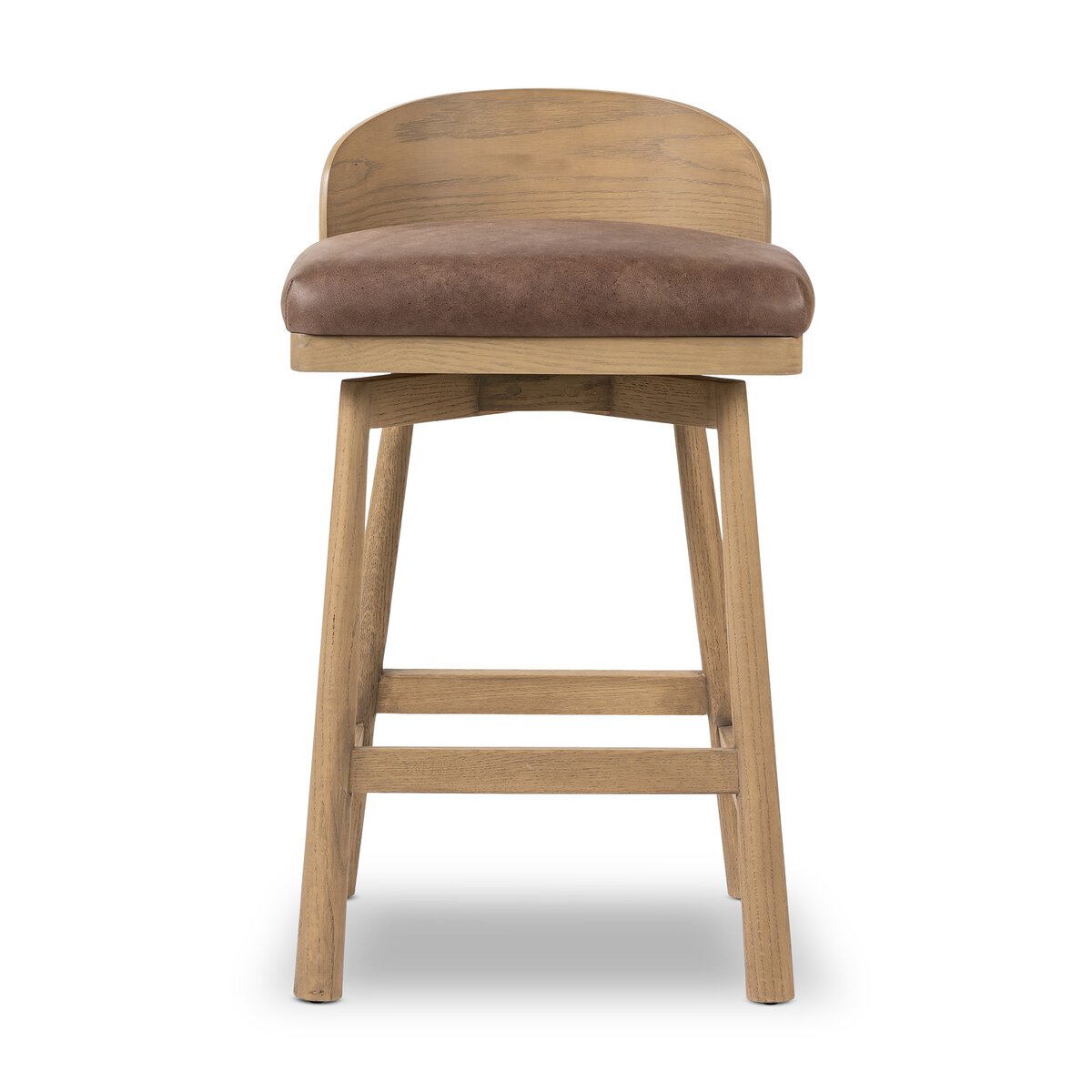 Driftwood Swivel Kitchen Stool - Pure Salt