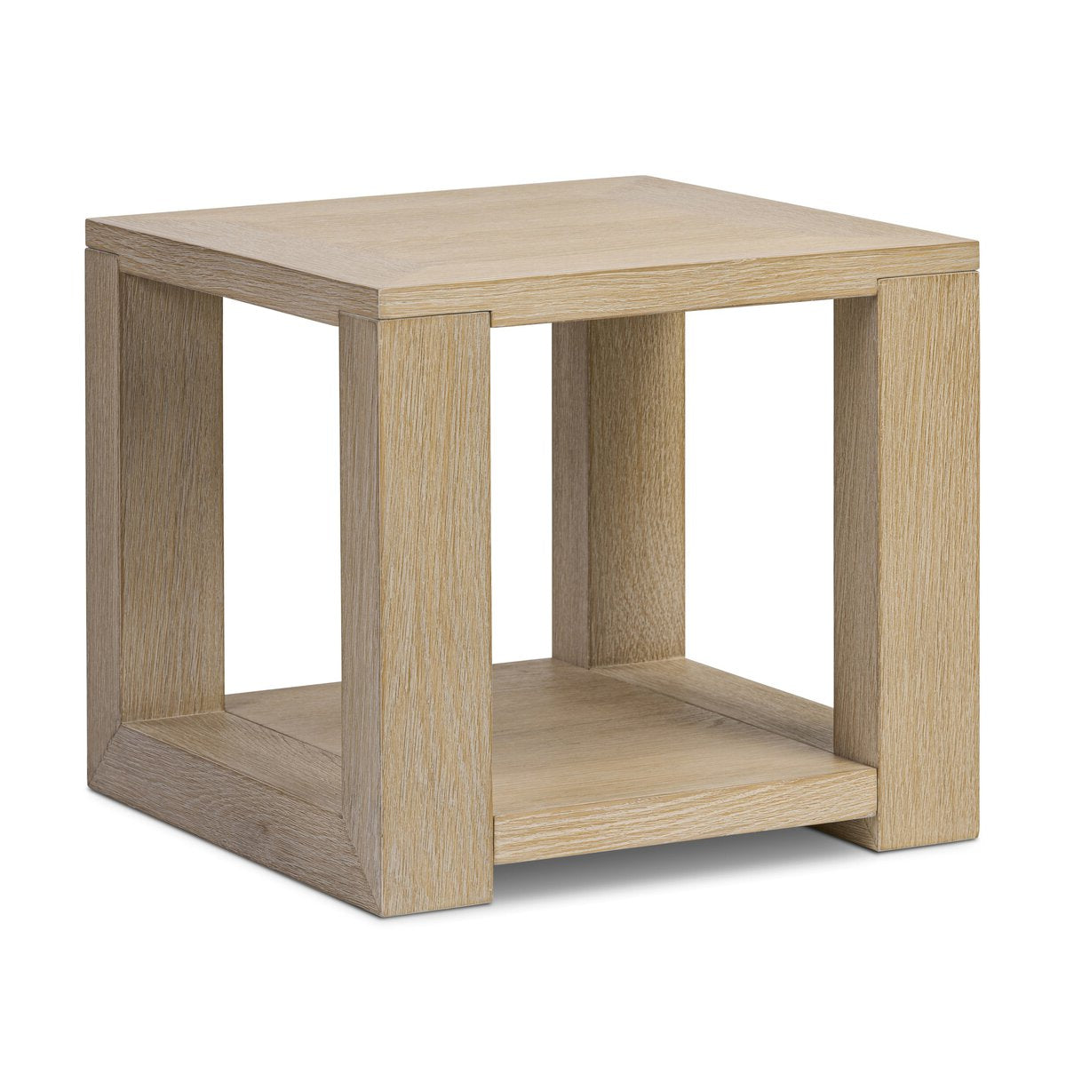 Marlow End Table - Pure Salt