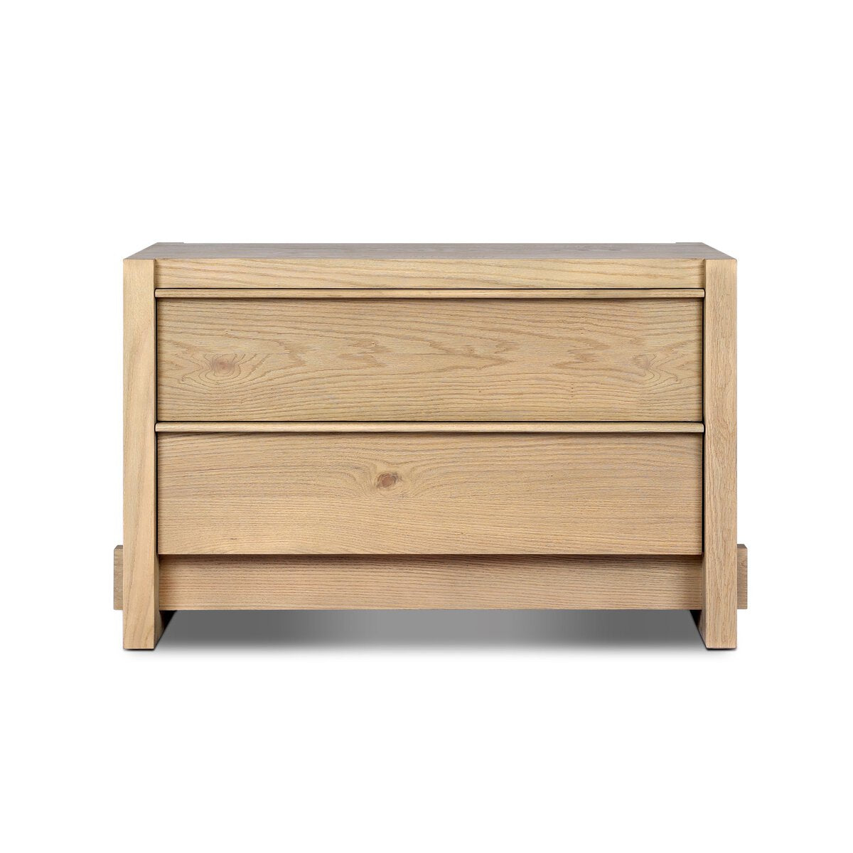 Holloway Two-Drawer Nightstand - Pure Salt