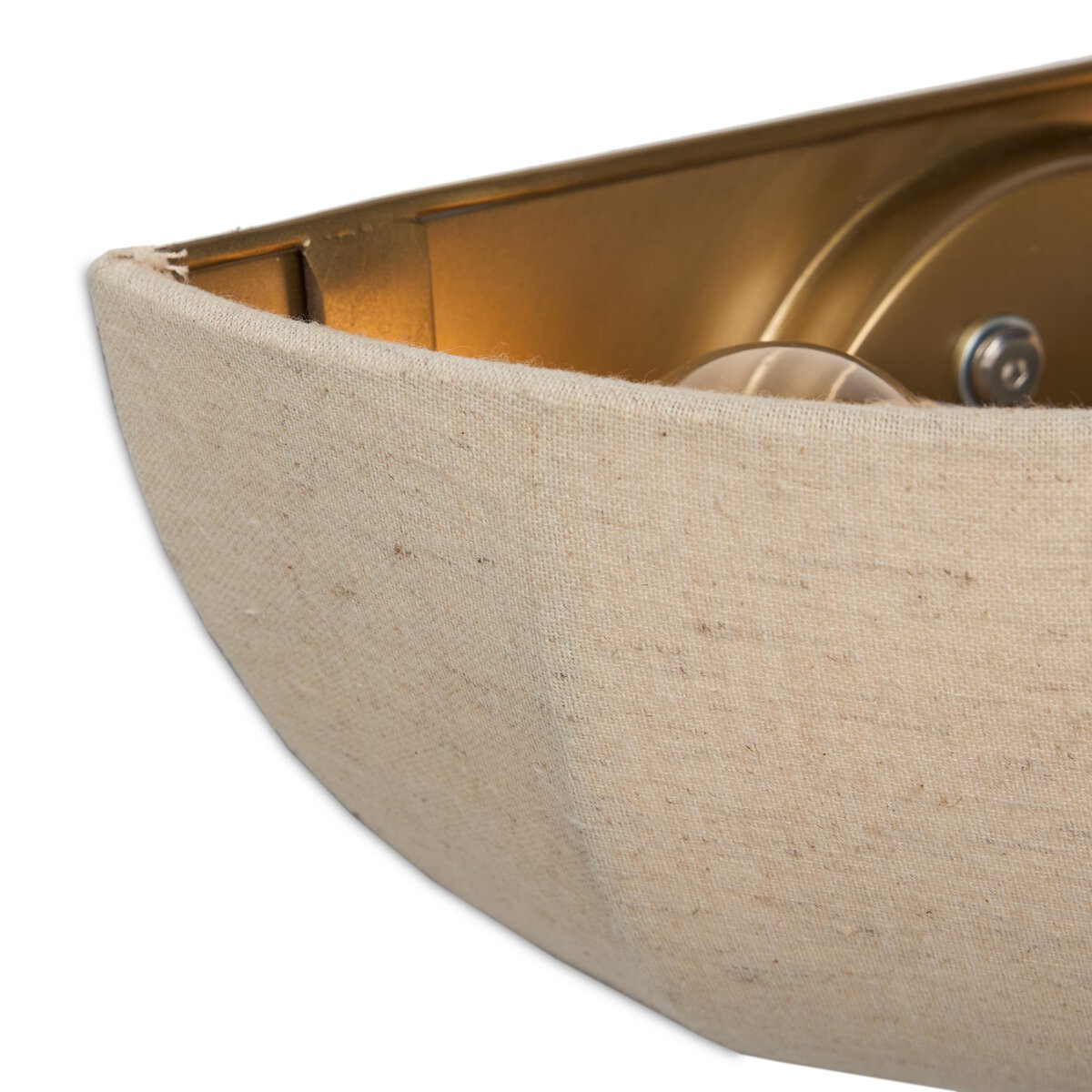 Ridgeway Brass Sconce - Pure Salt