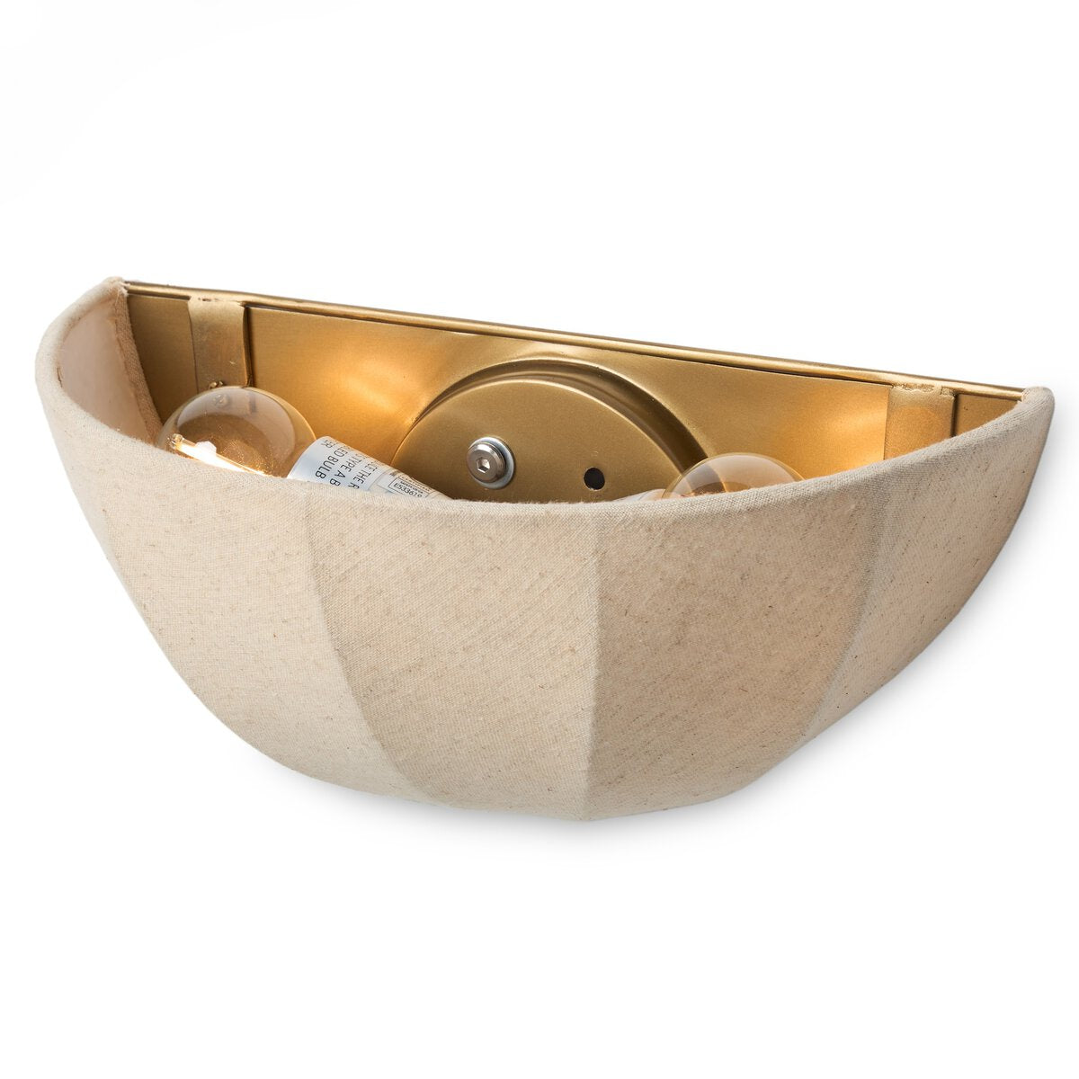 Ridgeway Brass Sconce - Pure Salt