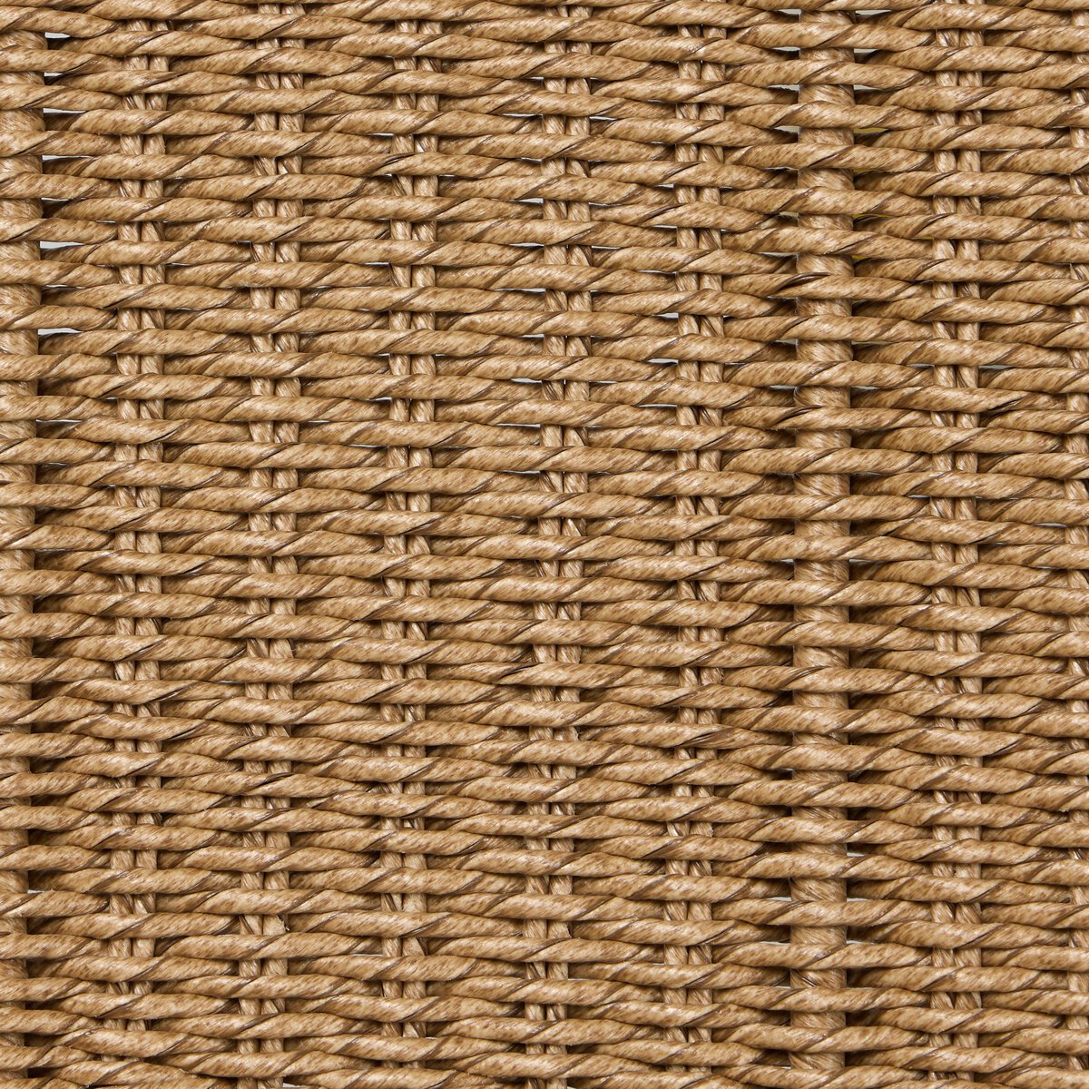Ridge Woven Patio Stool - Pure Salt