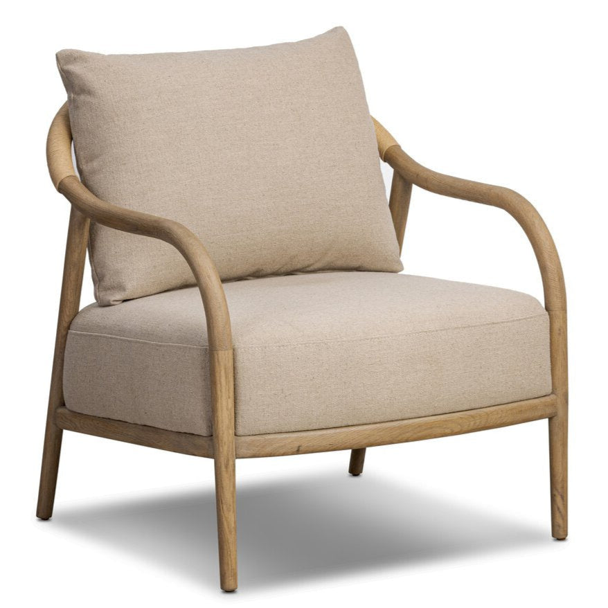 Noa Dining Armchair - Pure Salt