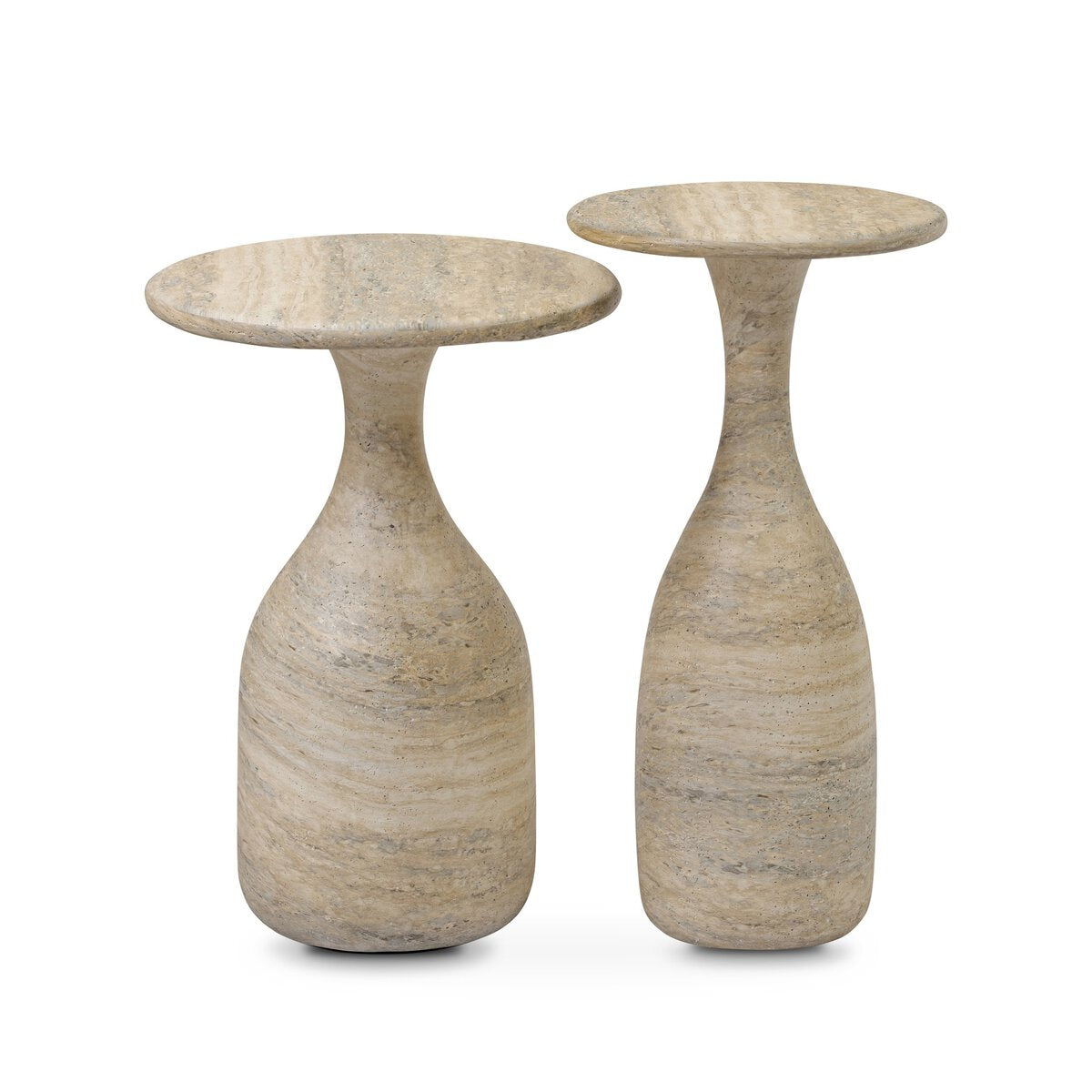 Juniper Nesting Table Duo - Pure Salt