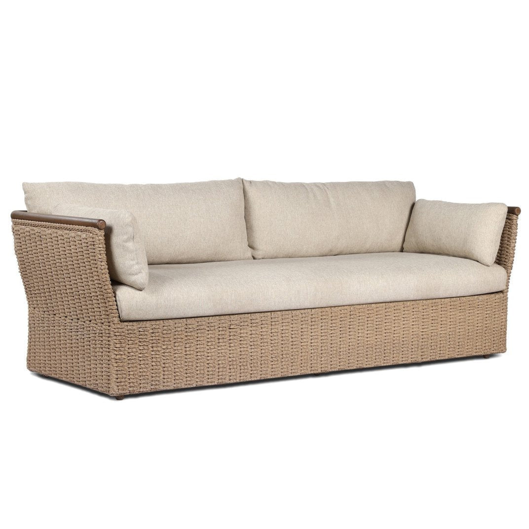 Sierra Outdoor Sofa, 86" - Pure Salt
