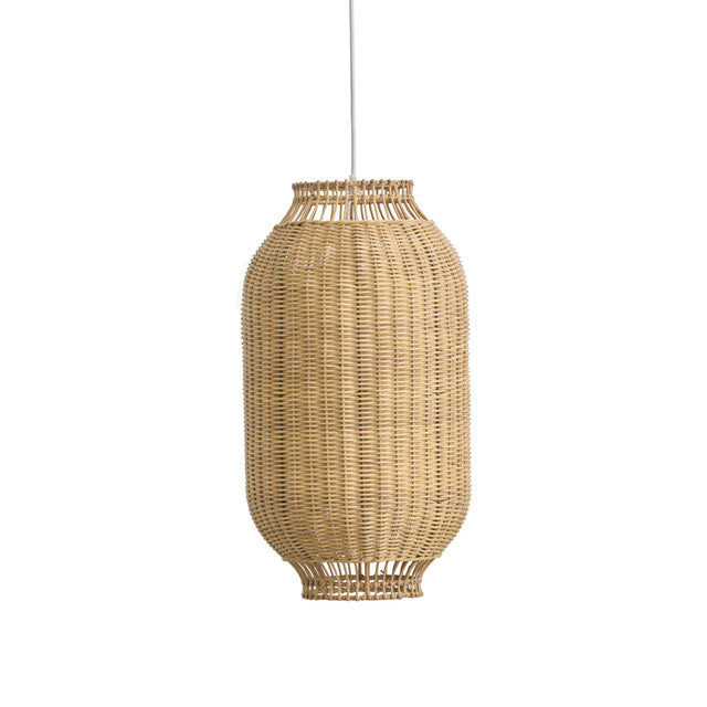Dune Rattan Lampshade - Pure Salt