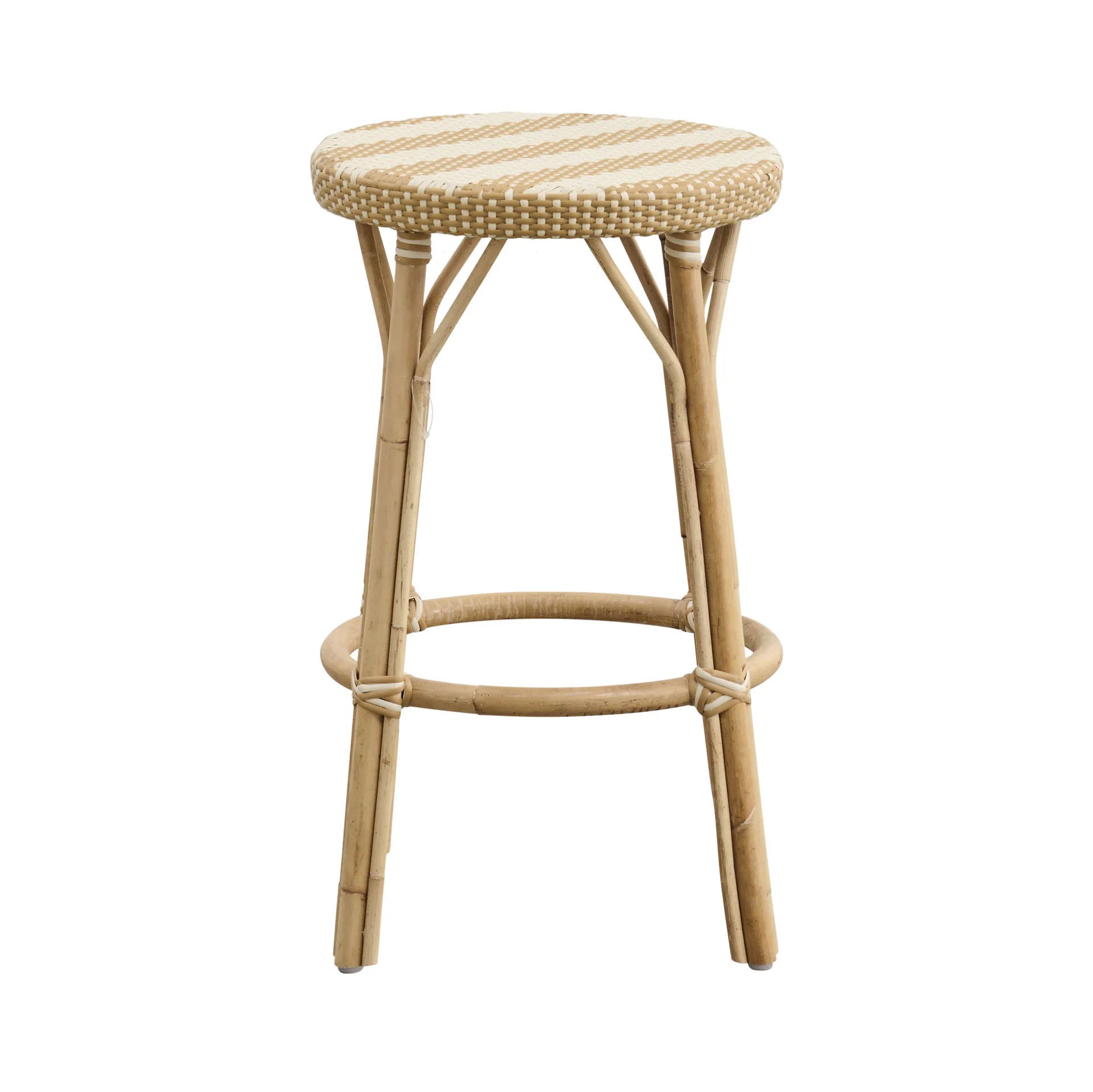Calla Counter Stool, Stripe - Pure Salt