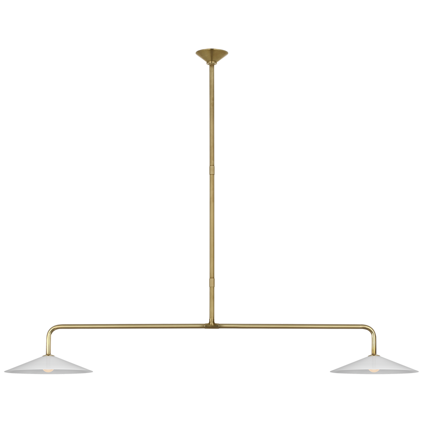 Solene Linear Pendant - Pure Salt