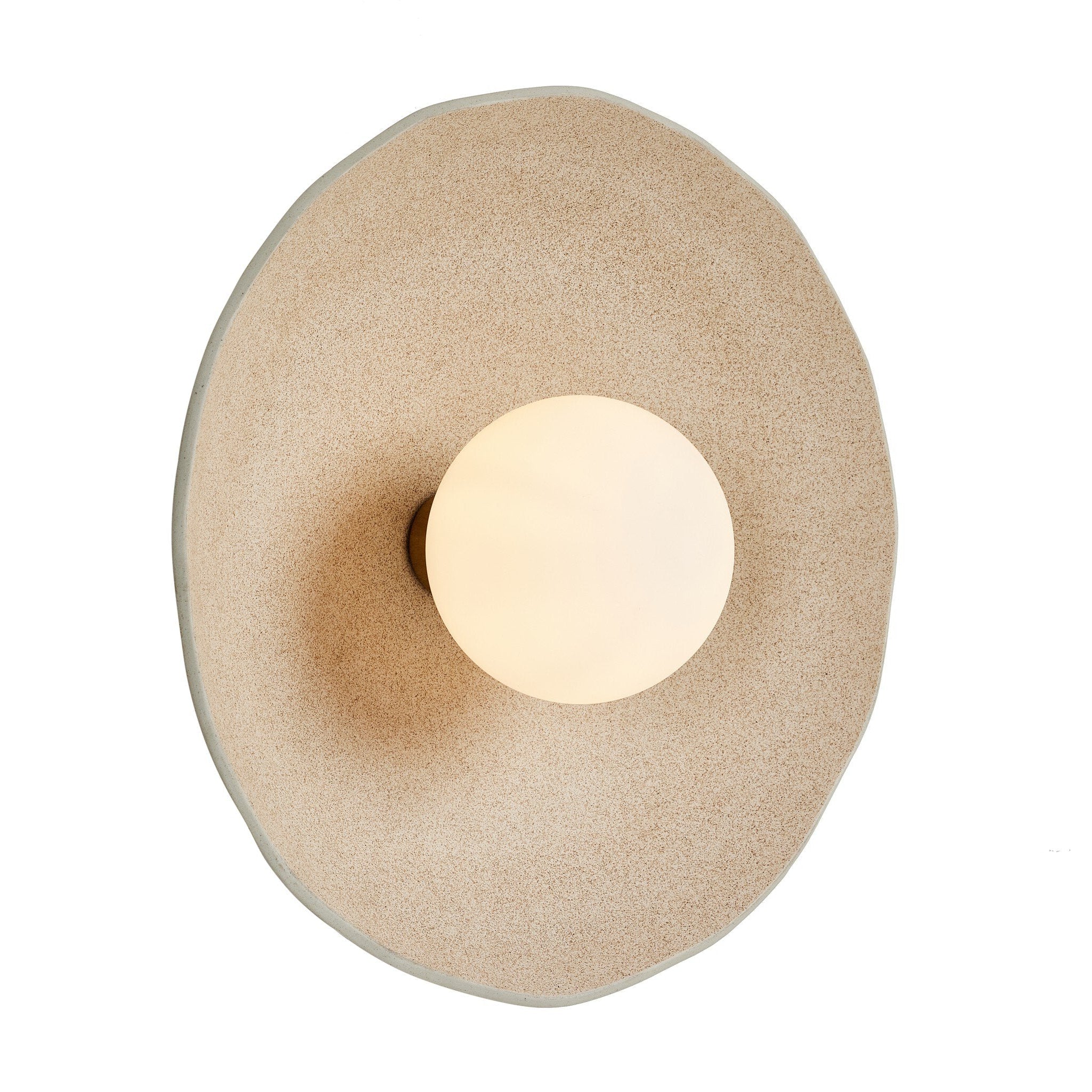 Alden Ceramic Sconce - Pure Salt