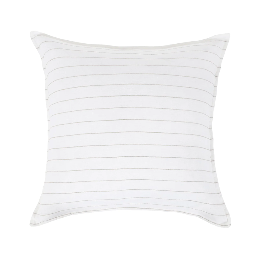 Blake Euro Sham-White/Natural