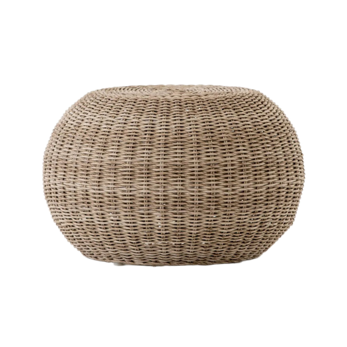 Cairo Outdoor Accent Stool - Pure Salt