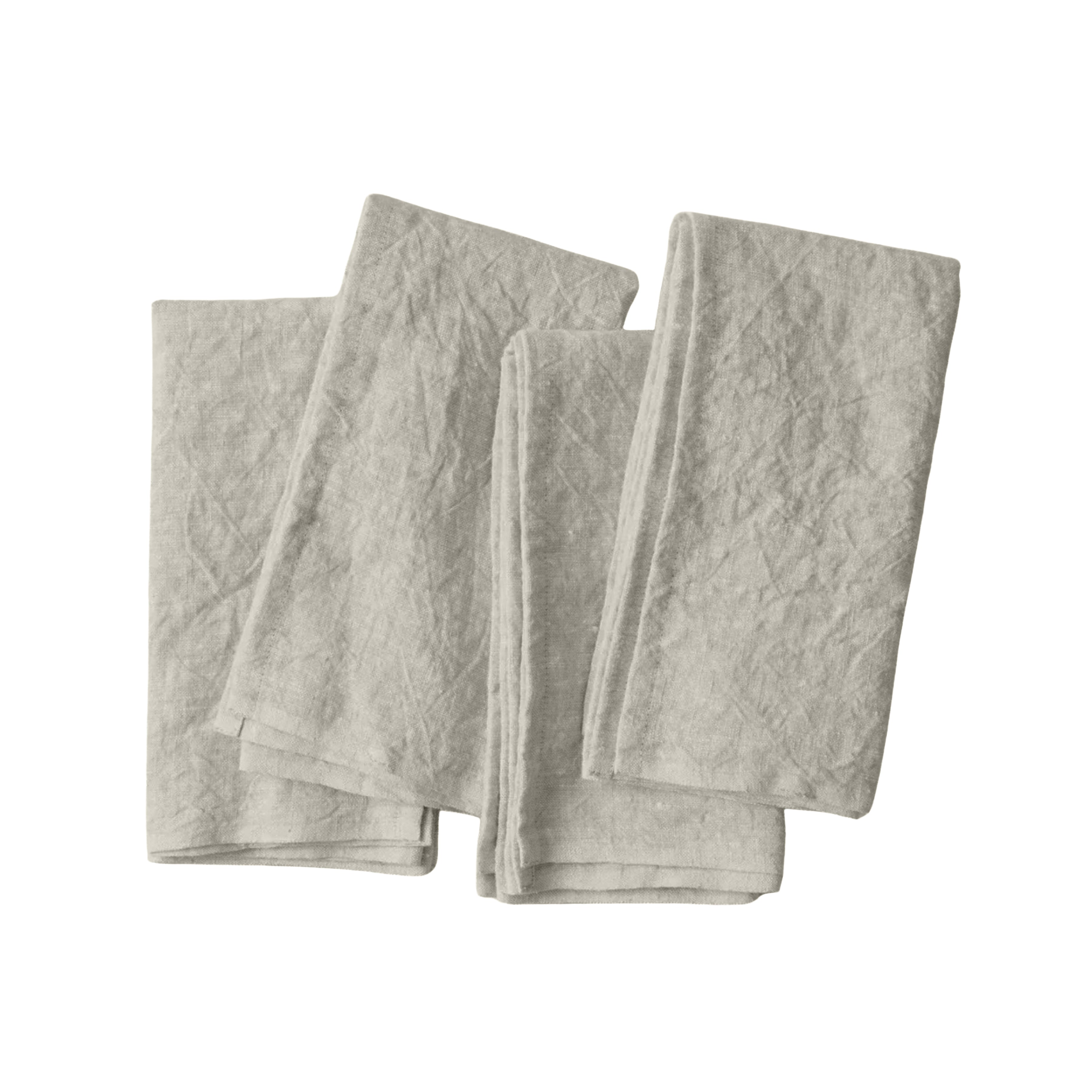 Calais Washed Linen Napkins, Set of 4