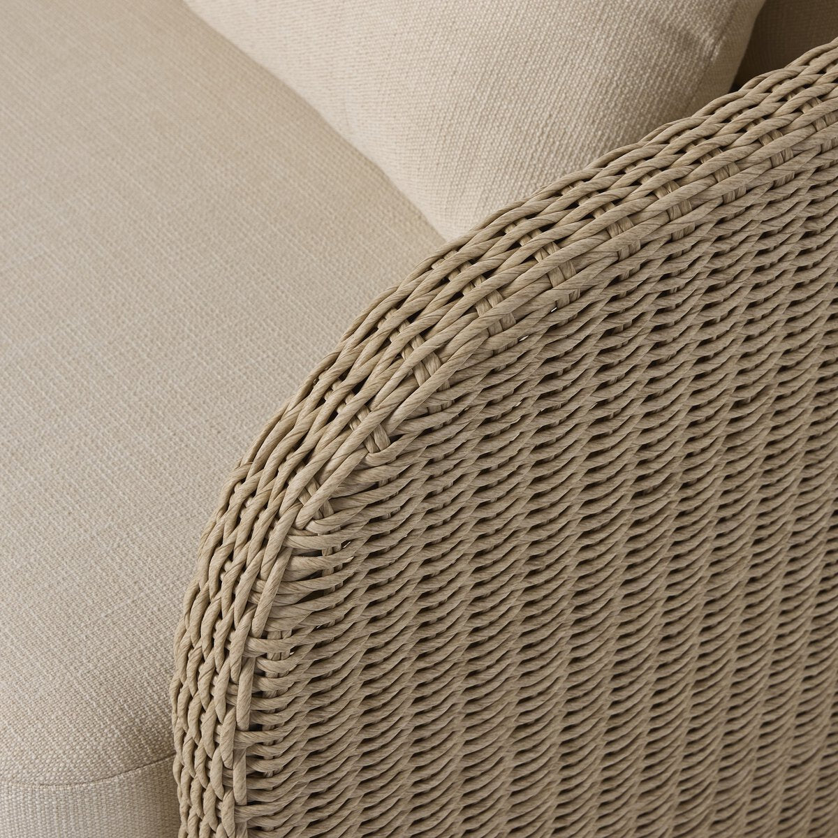 Carrin Outdoor Swivel Chair-Vintage White