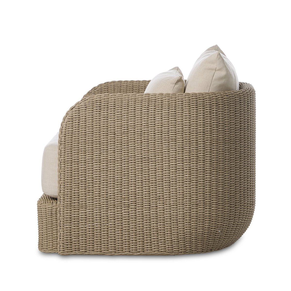 Carrin Outdoor Swivel Chair-Vintage White