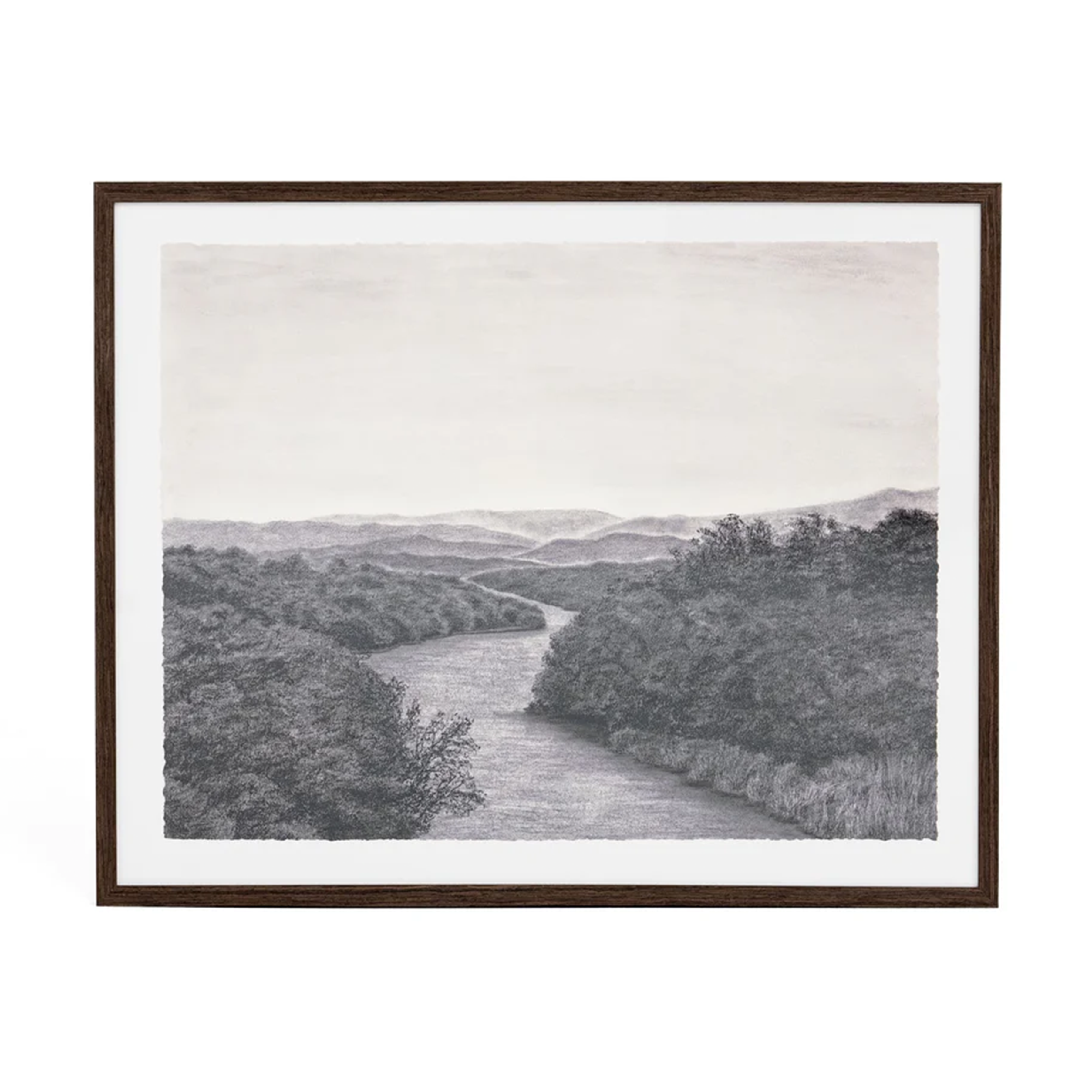 Cloaked by Tenaya Wickstrand, 35" x 26" , Espresso Frame