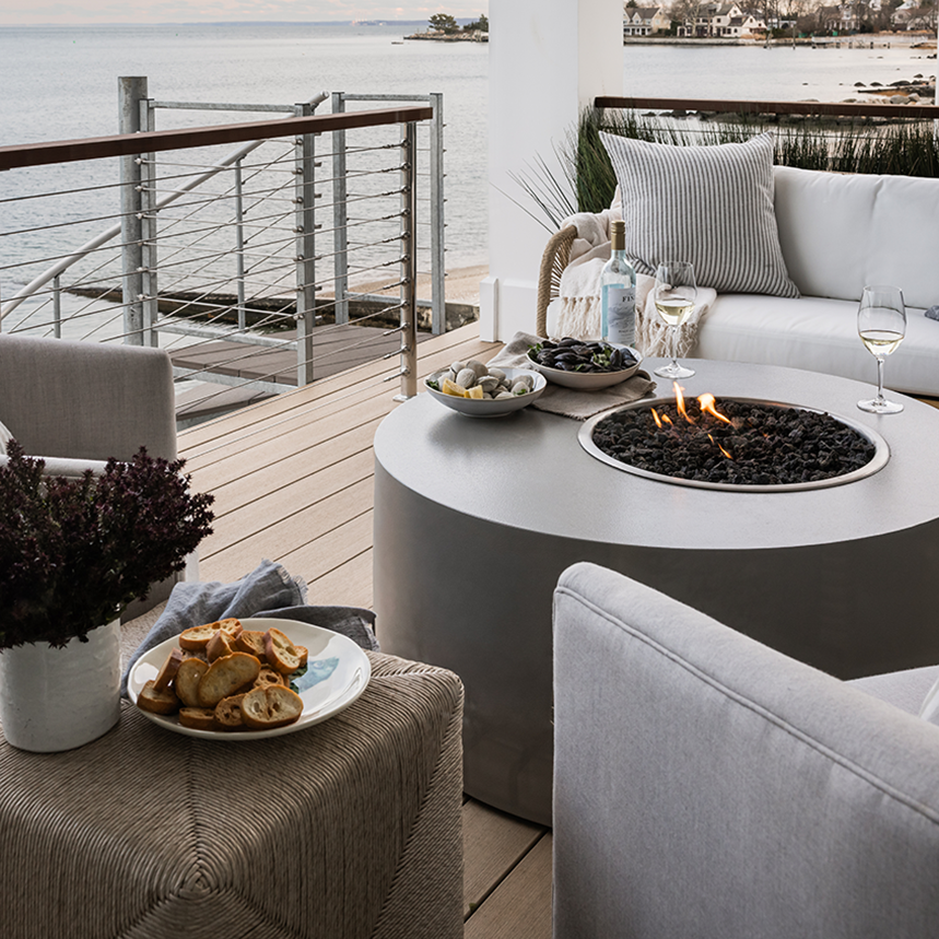 Langley Outdoor Hassock