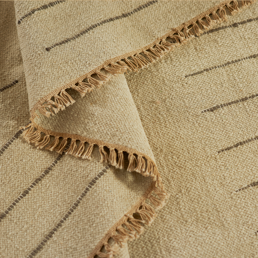 Pure Salt x Momeni Corfu Handwoven Rug Beige - Pure Salt
