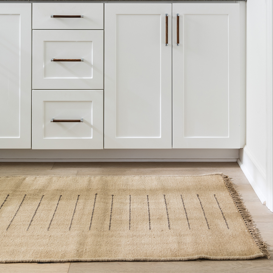 Pure Salt x Momeni Corfu Handwoven Rug Beige - Pure Salt