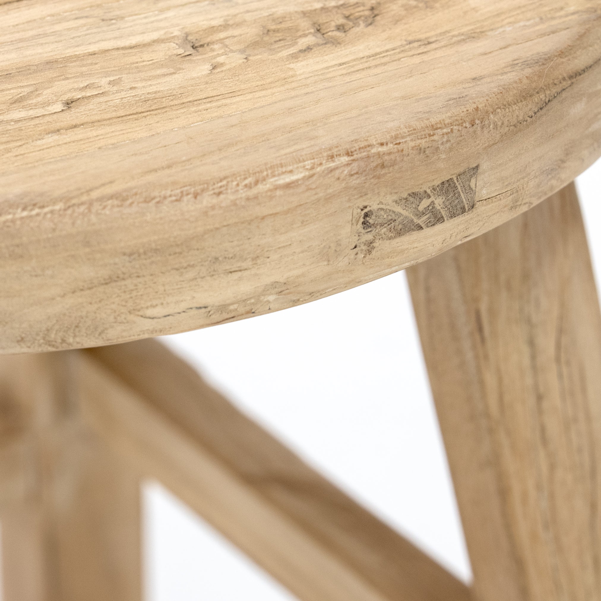 Blythe End Table - Pure Salt
