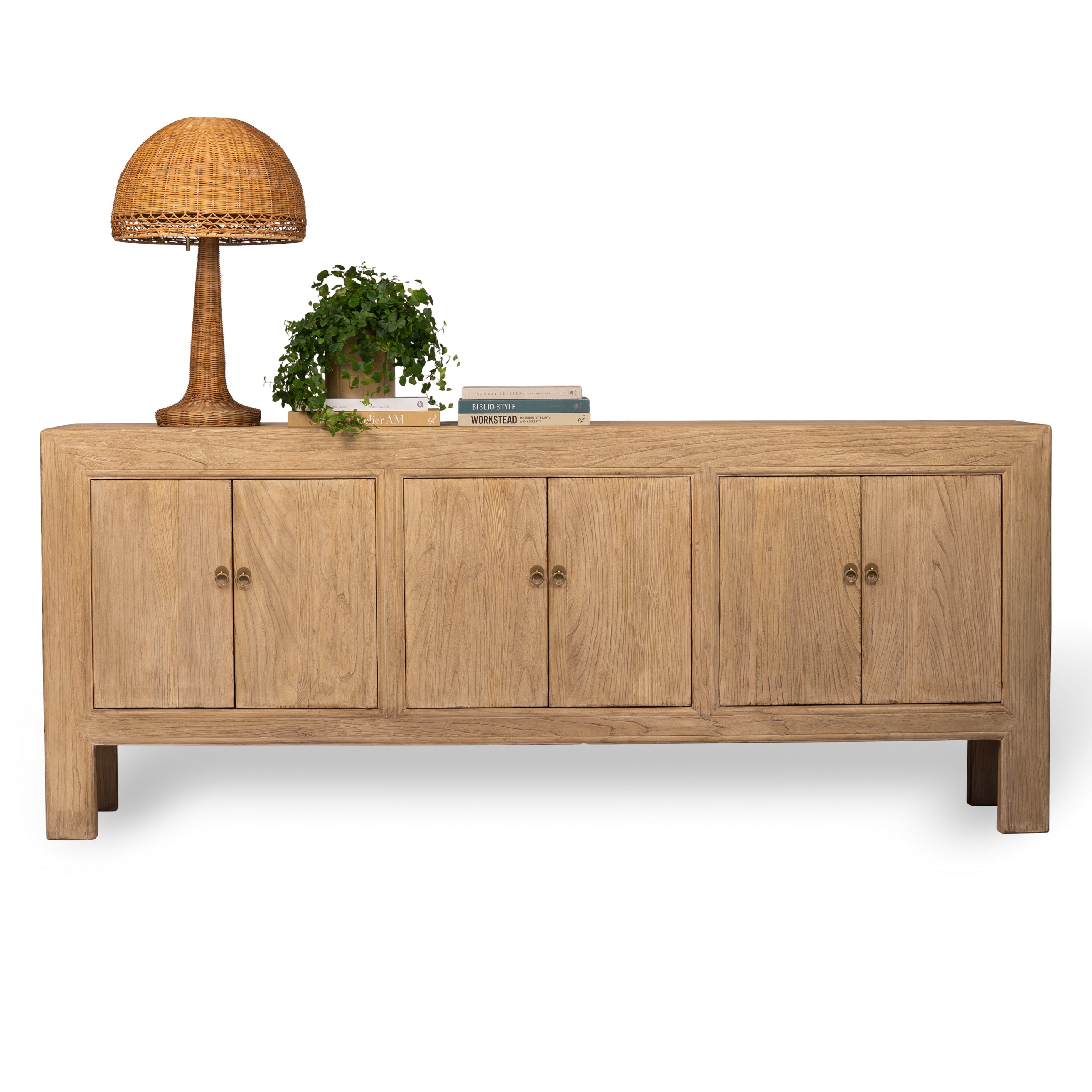 Burton Six Door Cabinet - Pure Salt