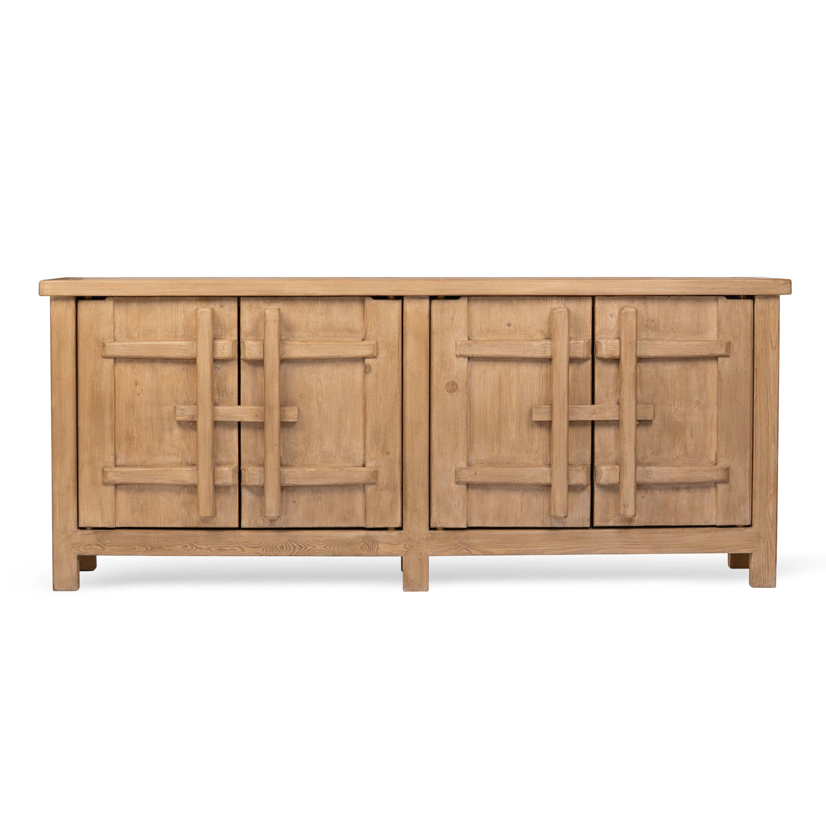 Gable Four Door Cabinet - Pure Salt
