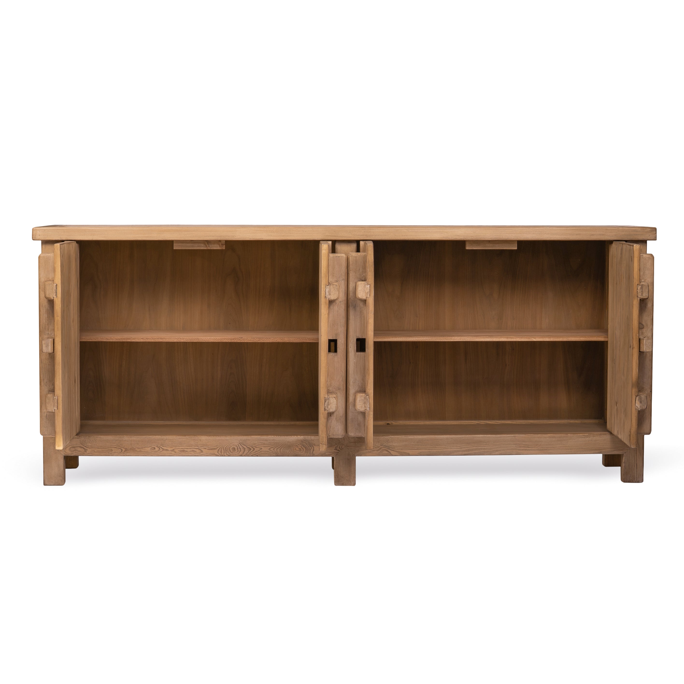 Gable Four Door Cabinet - Pure Salt